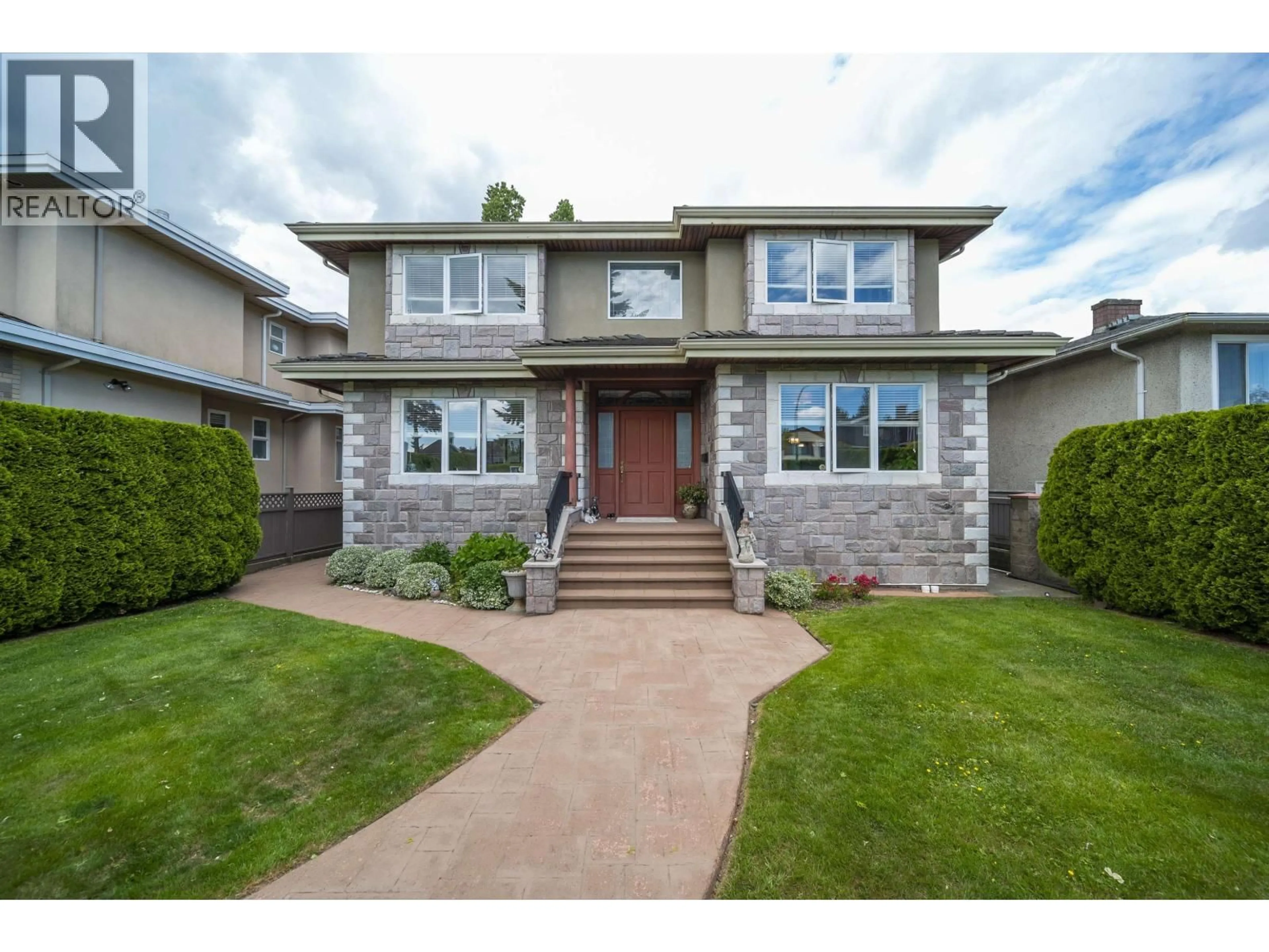 Home with brick exterior material, street for 6807 BURNS STREET, Burnaby British Columbia V5E1T5