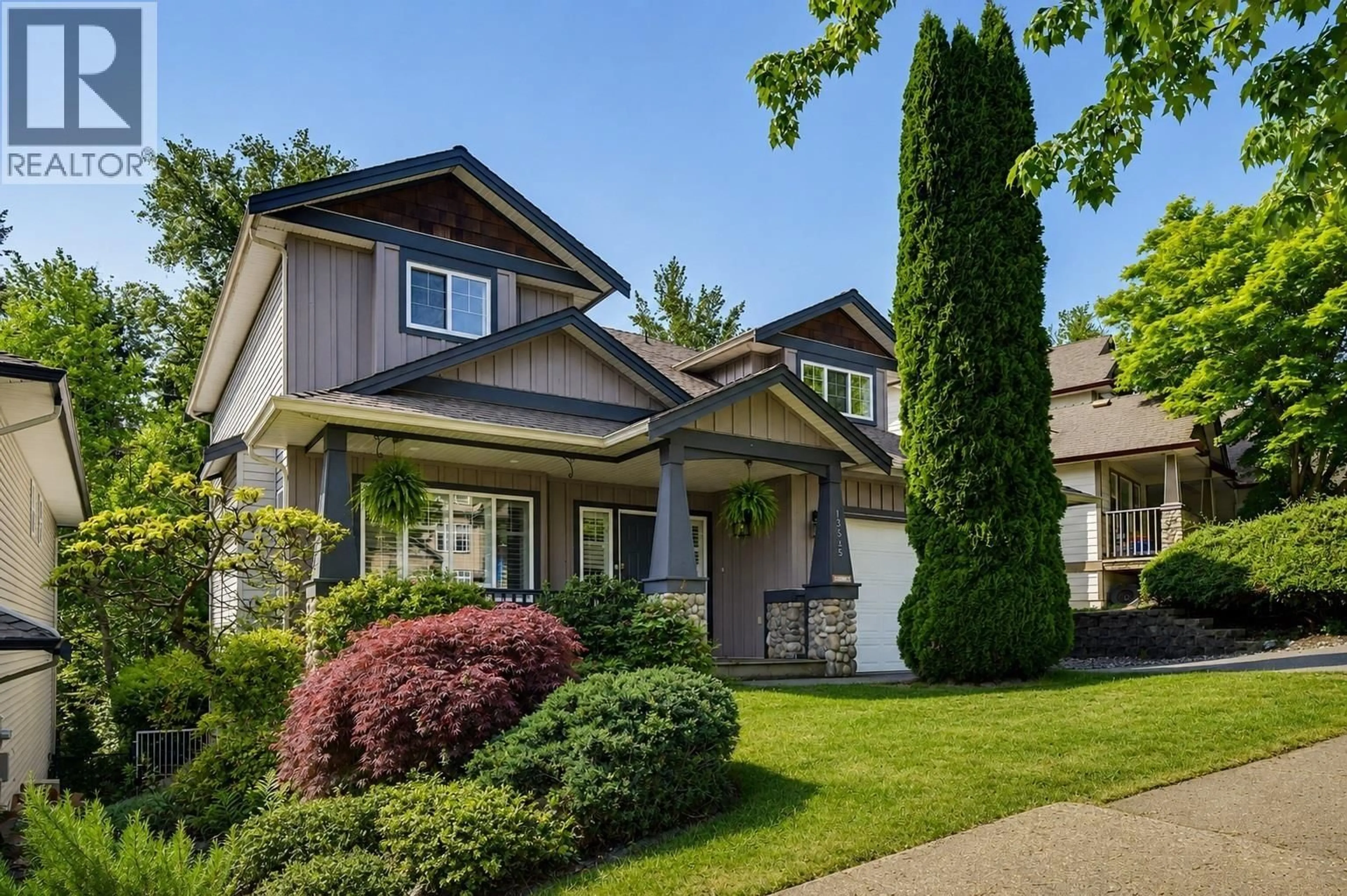Home with vinyl exterior material, street for 13345 235 STREET, Maple Ridge British Columbia V4R2W3