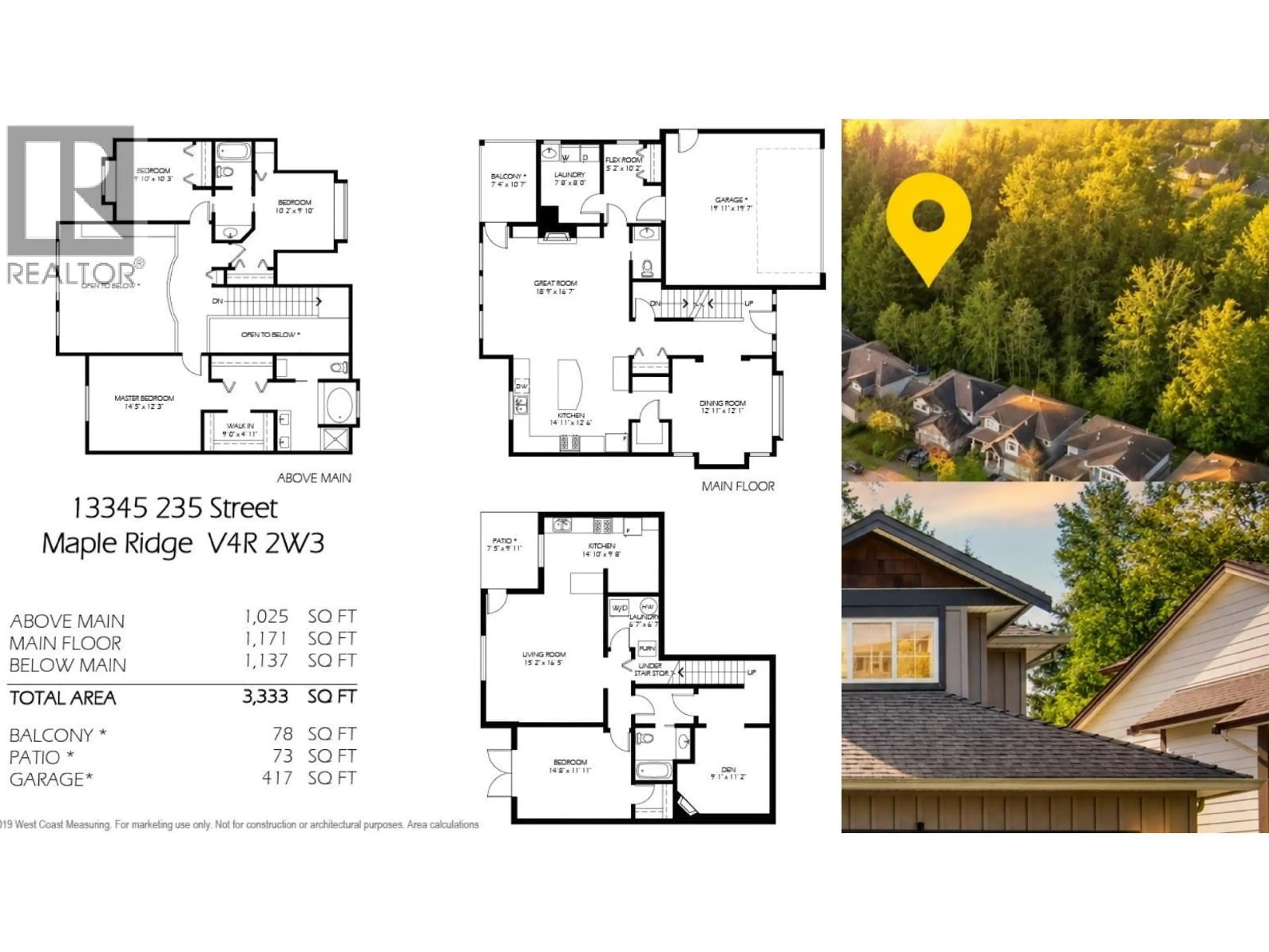 Floor plan for 13345 235 STREET, Maple Ridge British Columbia V4R2W3