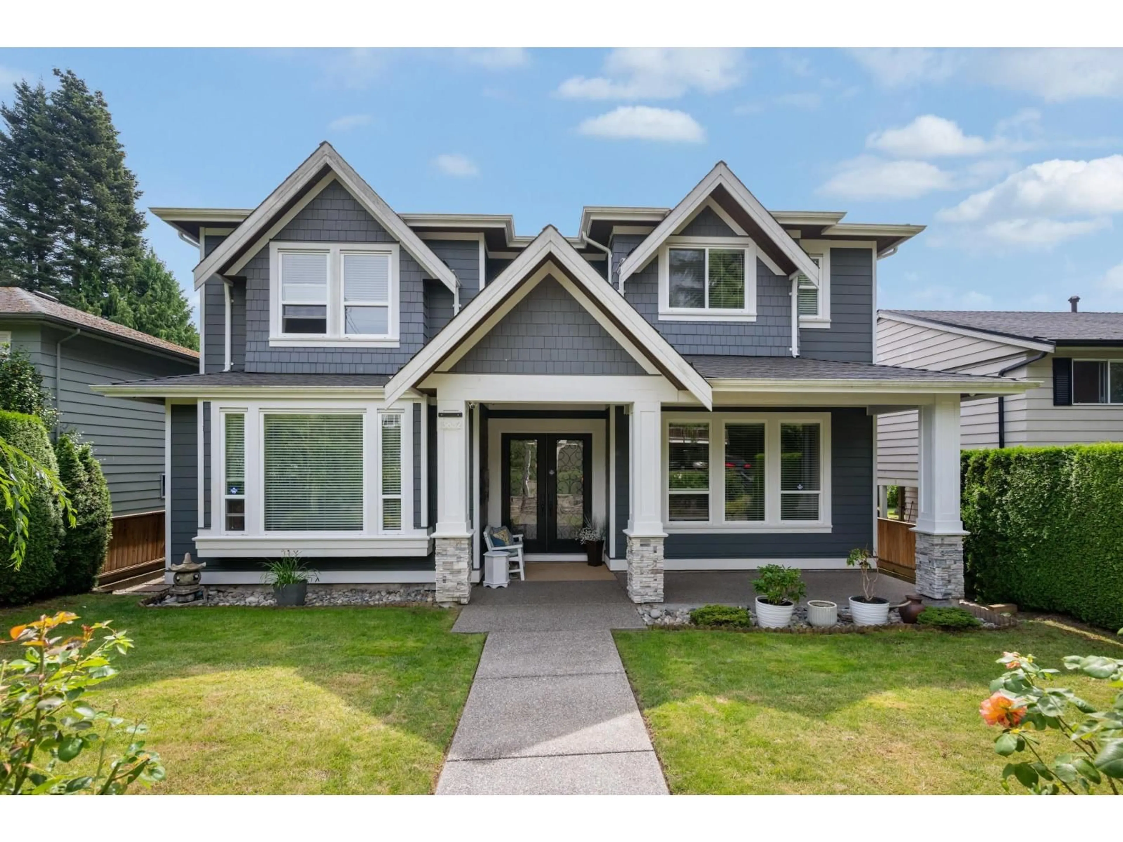 Home with vinyl exterior material, street for 13632 BLACKBURN AVENUE, White Rock British Columbia V4B2Y8