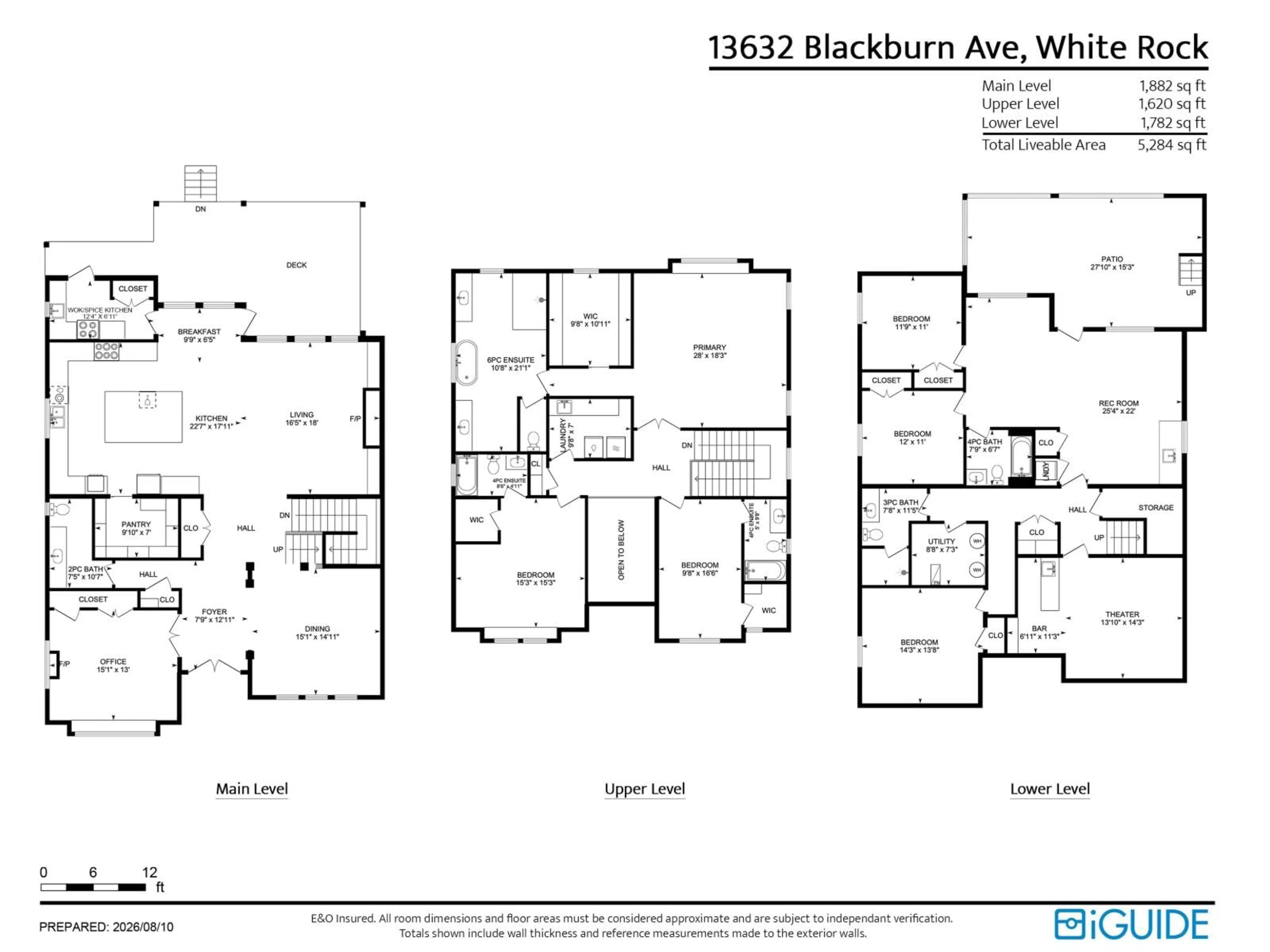 Floor plan for 13632 BLACKBURN AVENUE, White Rock British Columbia V4B2Y8