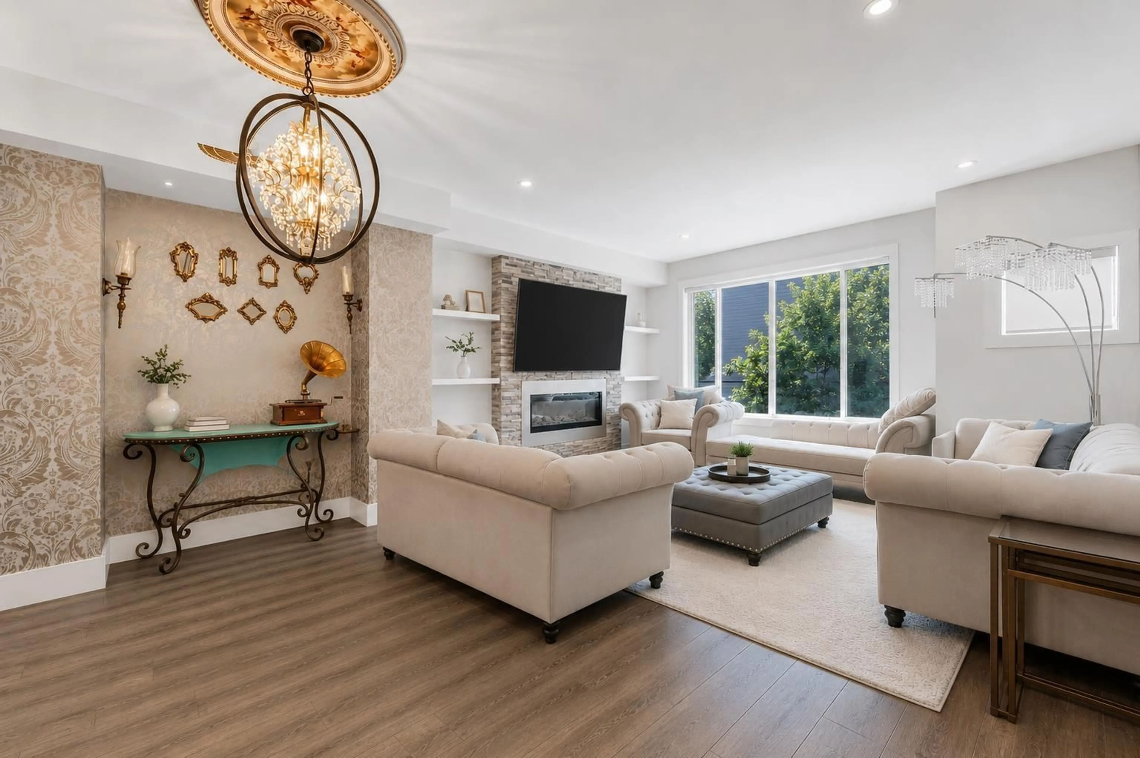 Living room with furniture, unknown for 37 - 15177 60 AVENUE, Surrey British Columbia V3S7B3
