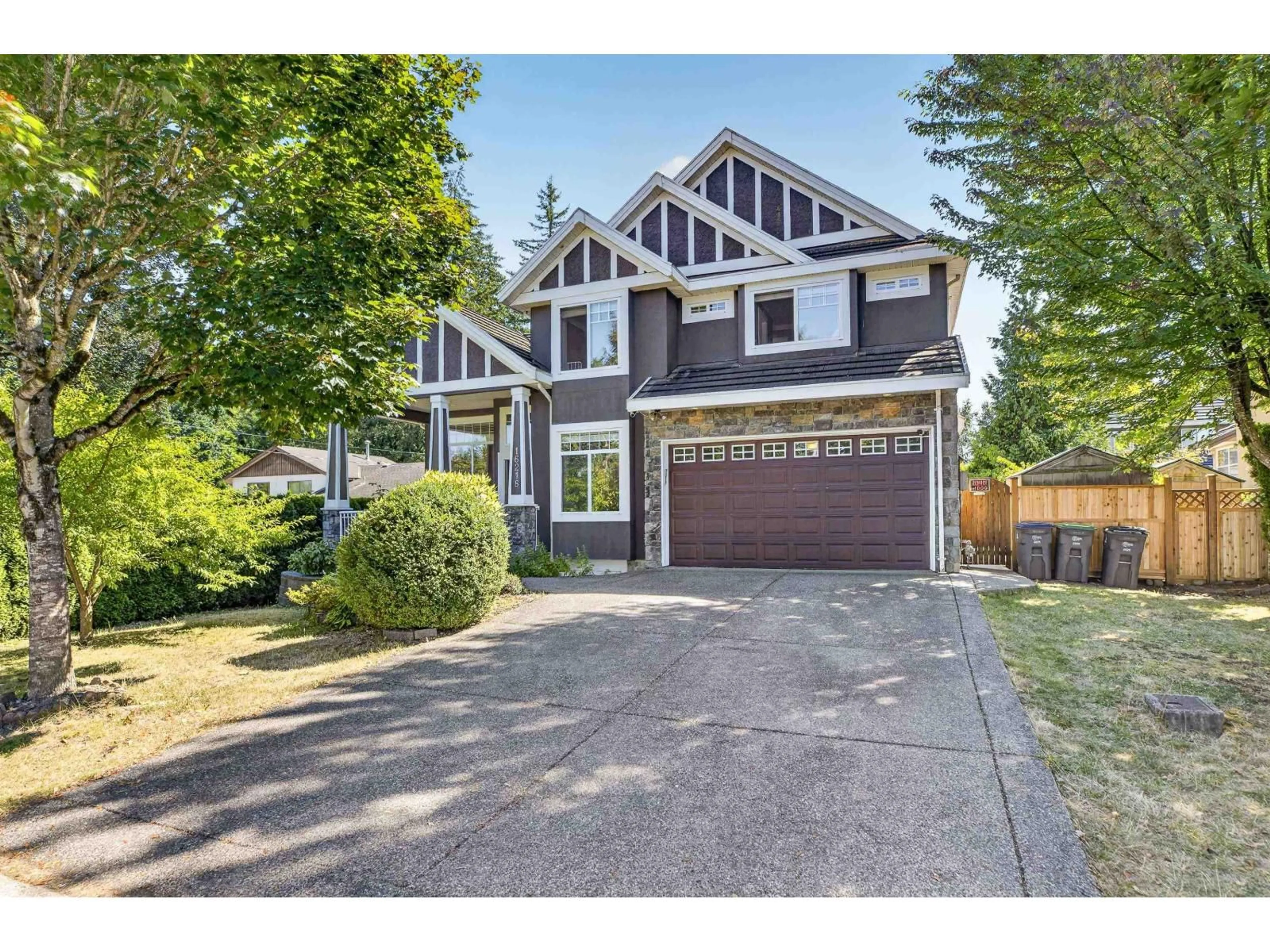 Home with vinyl exterior material, street for 16218 110TH AVENUE, Surrey British Columbia V4N1P5