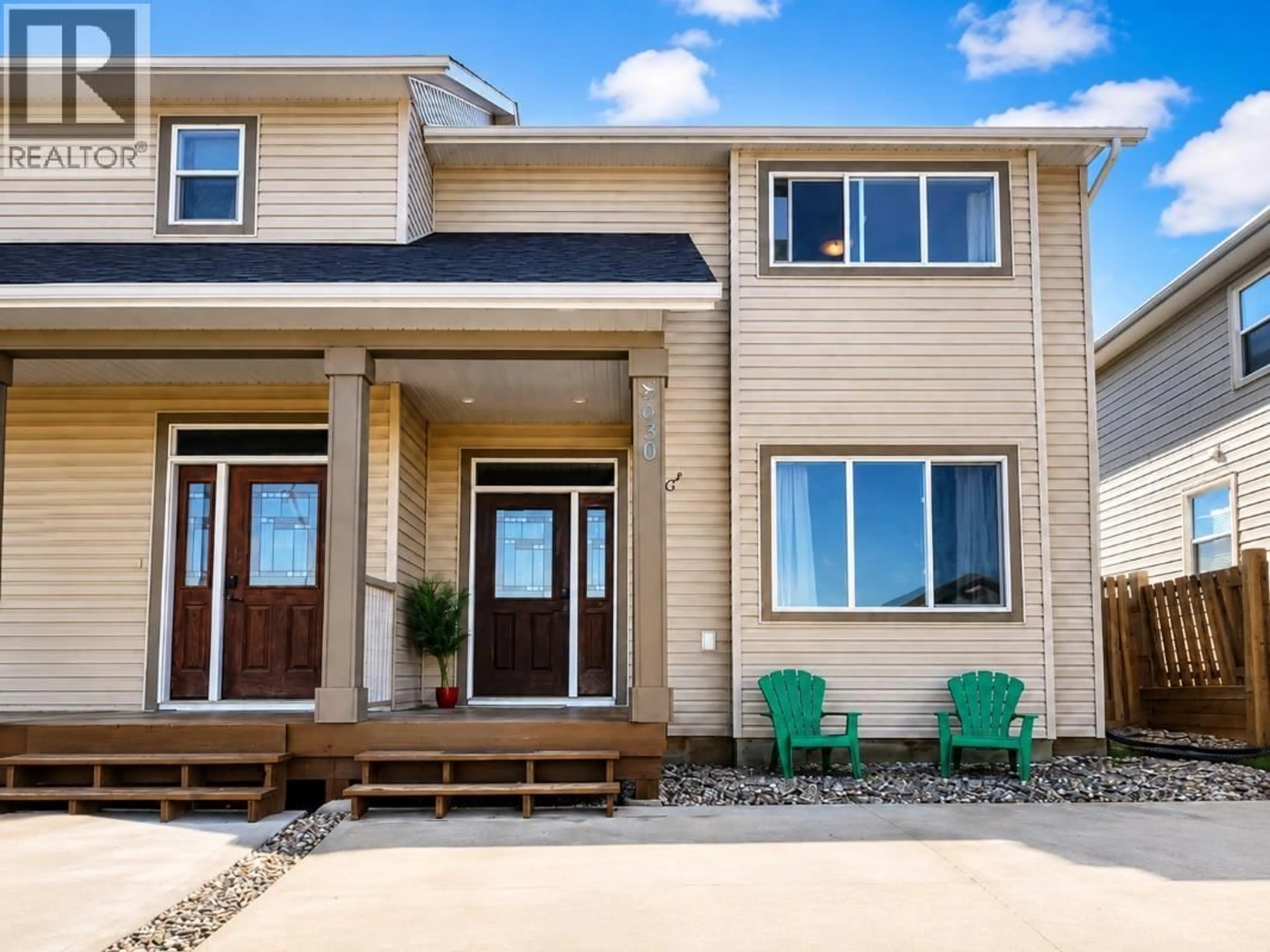 Home with vinyl exterior material, street for 8630 82 STREET, Fort St. John British Columbia V1J0B4