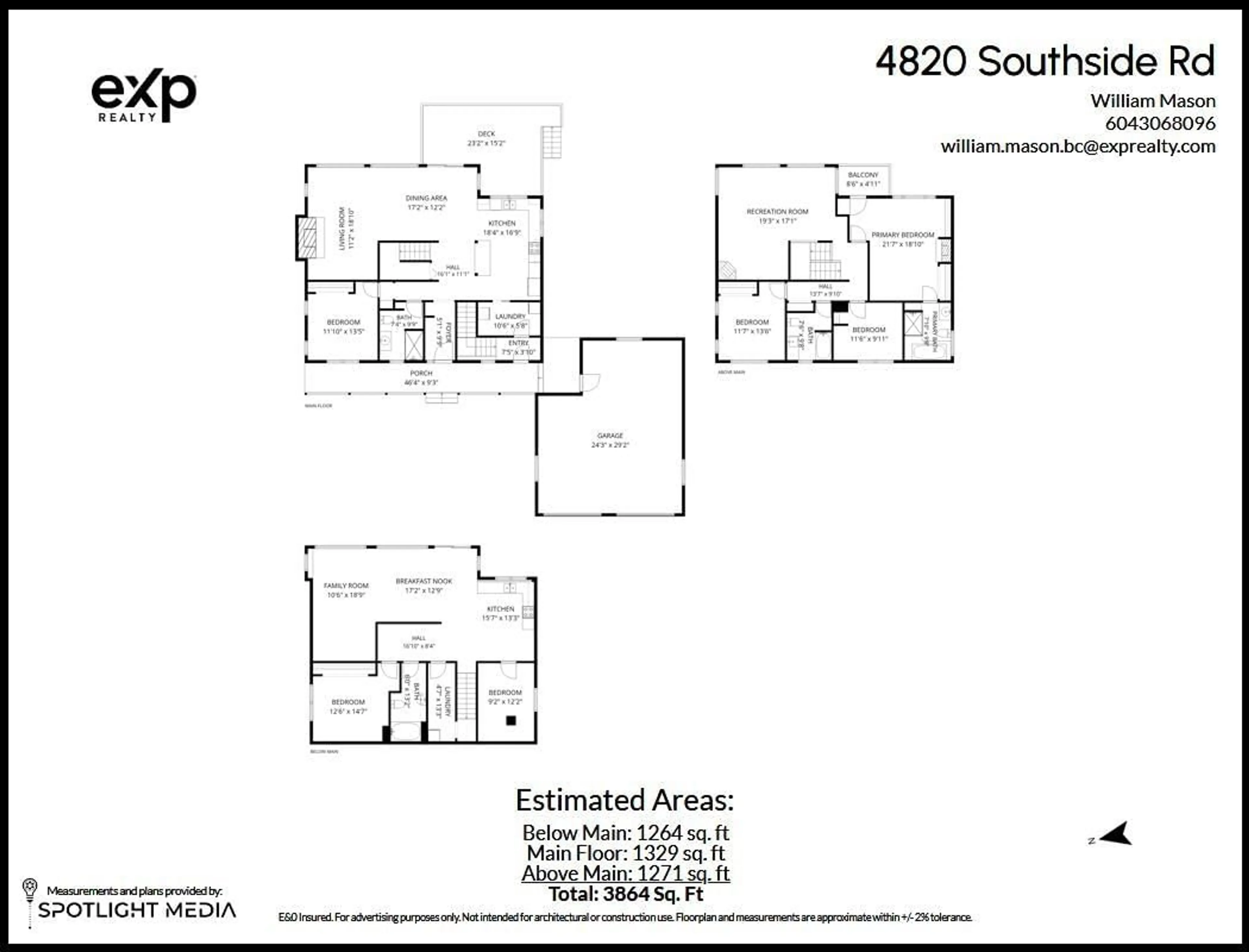 Floor plan for 4820 SOUTHSIDE ROAD, Chilliwack British Columbia V2R4T6