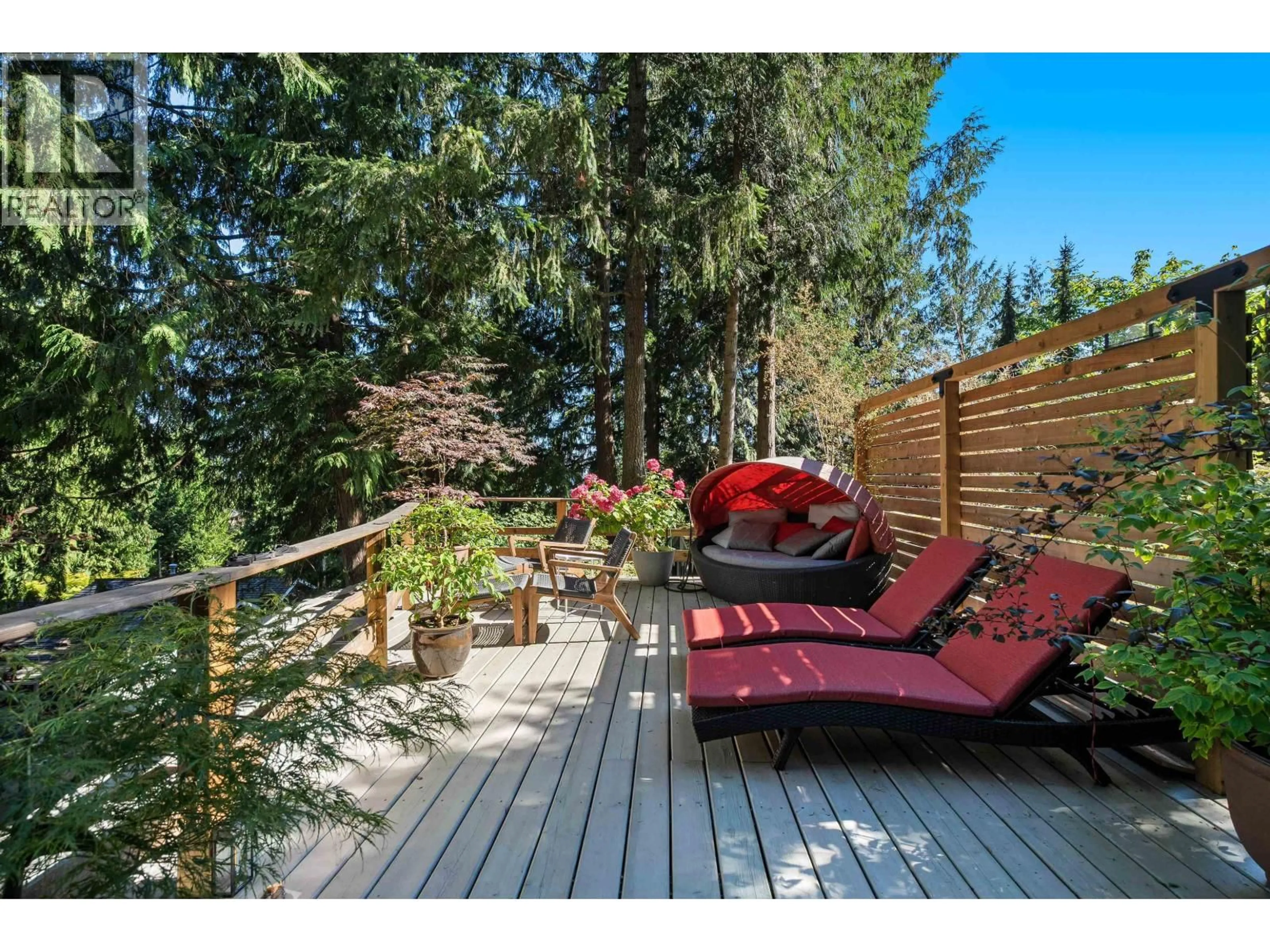 Patio, forest/trees view for 4613 CAULFEILD DRIVE, West Vancouver British Columbia V7W2T9