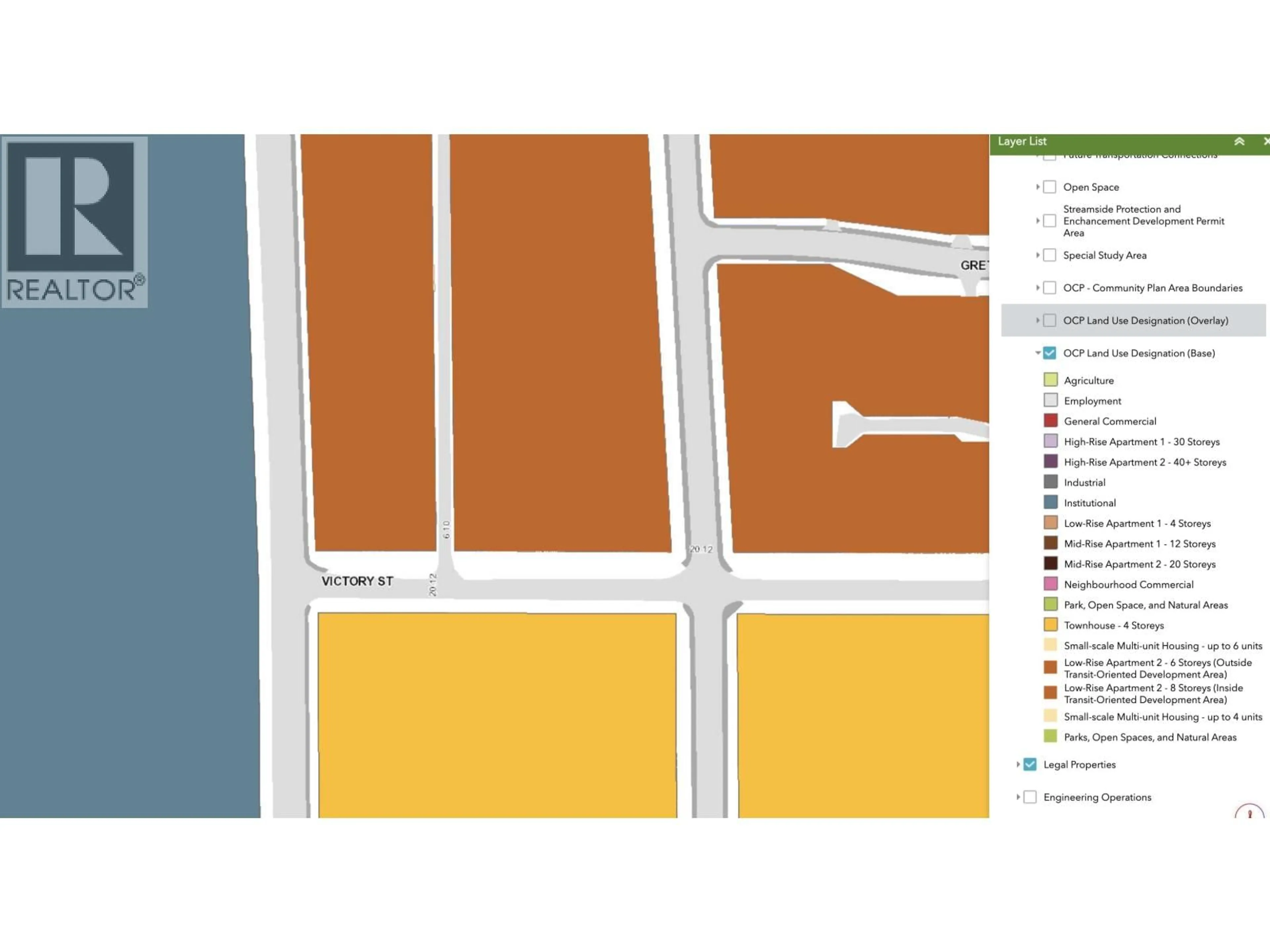 Picture of a map for 7187 WILLINGDON AVENUE, Burnaby British Columbia V5J3R4