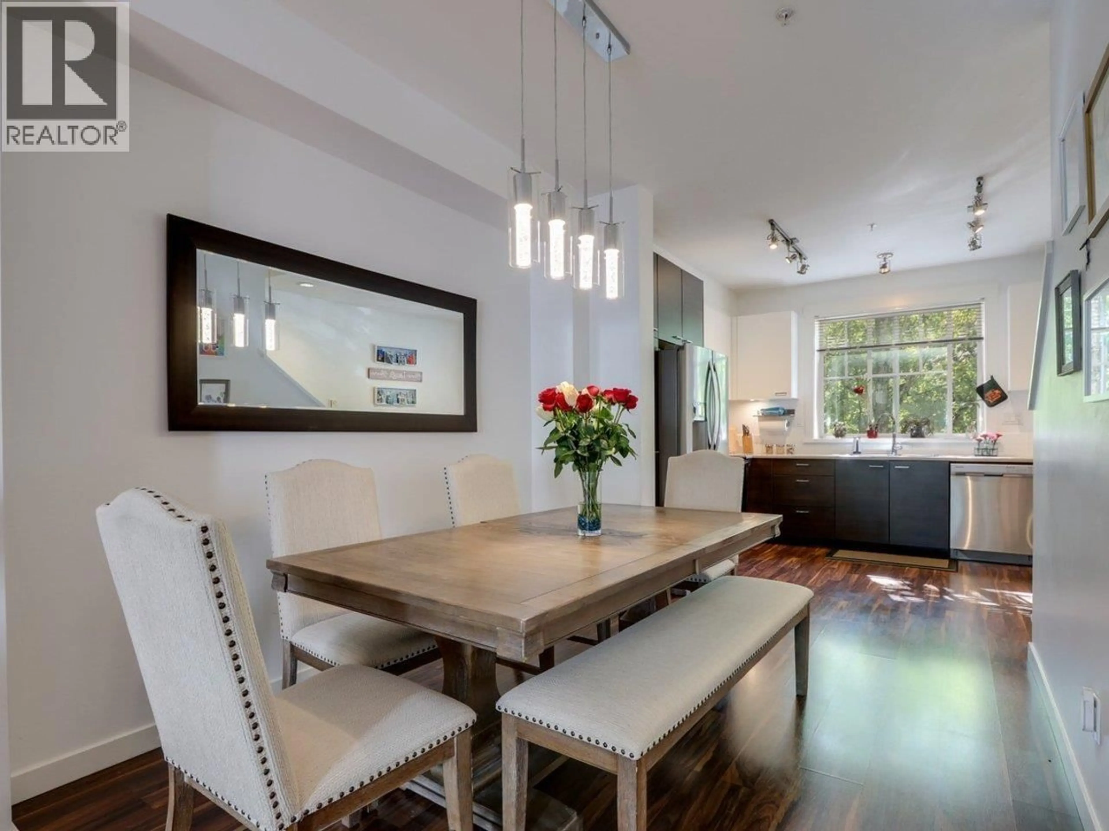 Dining room, wood/laminate floor for 63 - 3010 RIVERBEND DRIVE, Coquitlam British Columbia V3C0B8