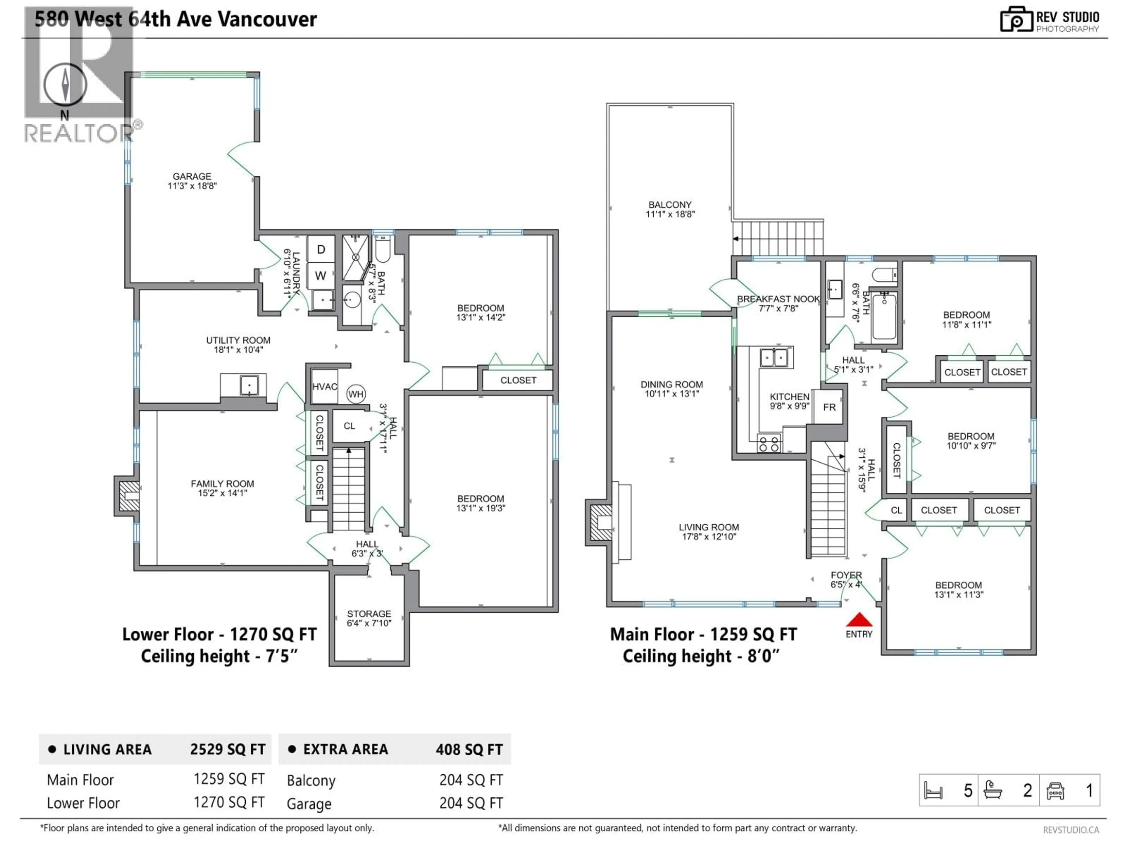 Floor plan for 580 64TH AVENUE, Vancouver British Columbia V6P2K9