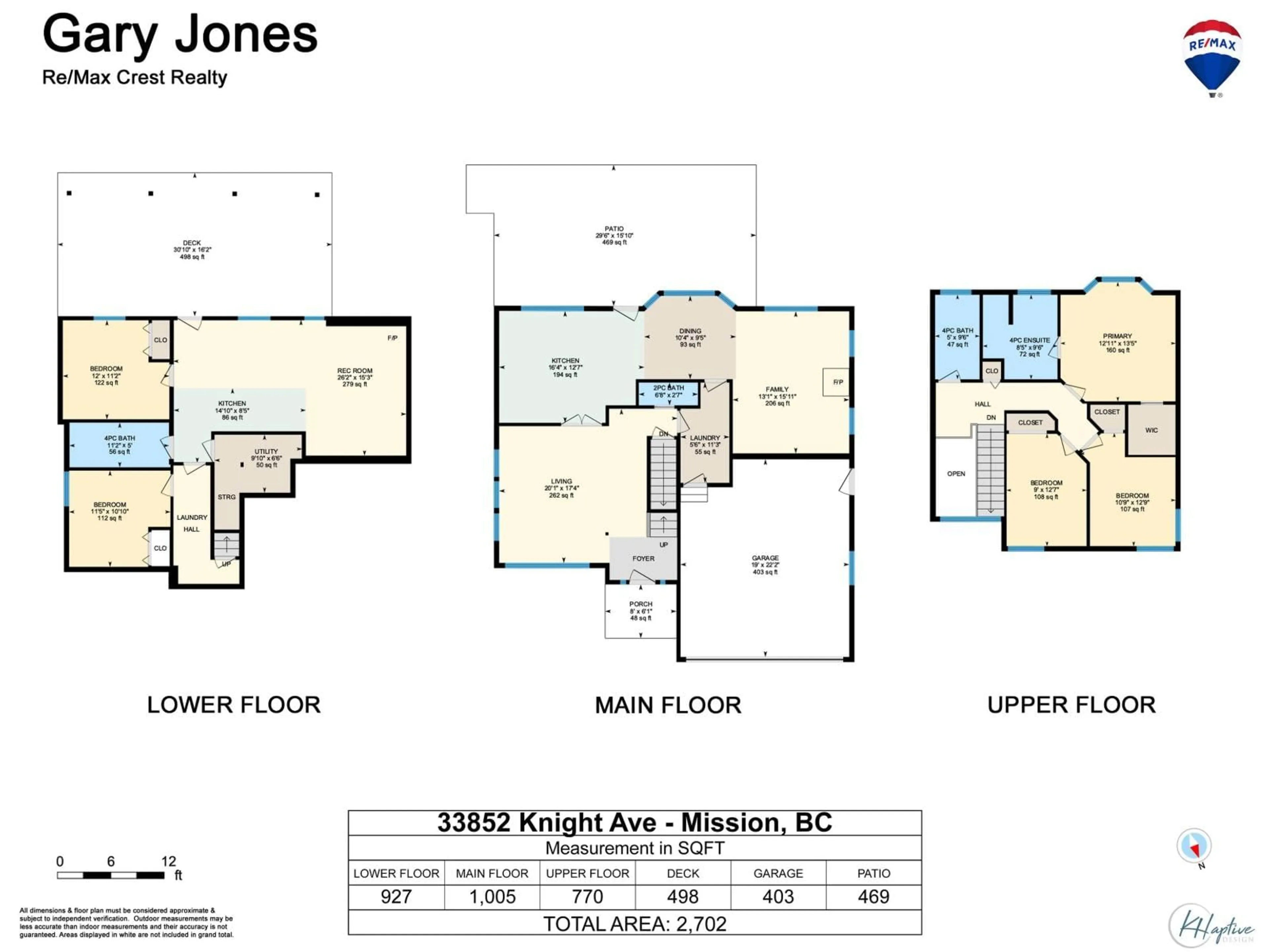 Floor plan for 33852 KNIGHT AVENUE, Mission British Columbia V2V7B6