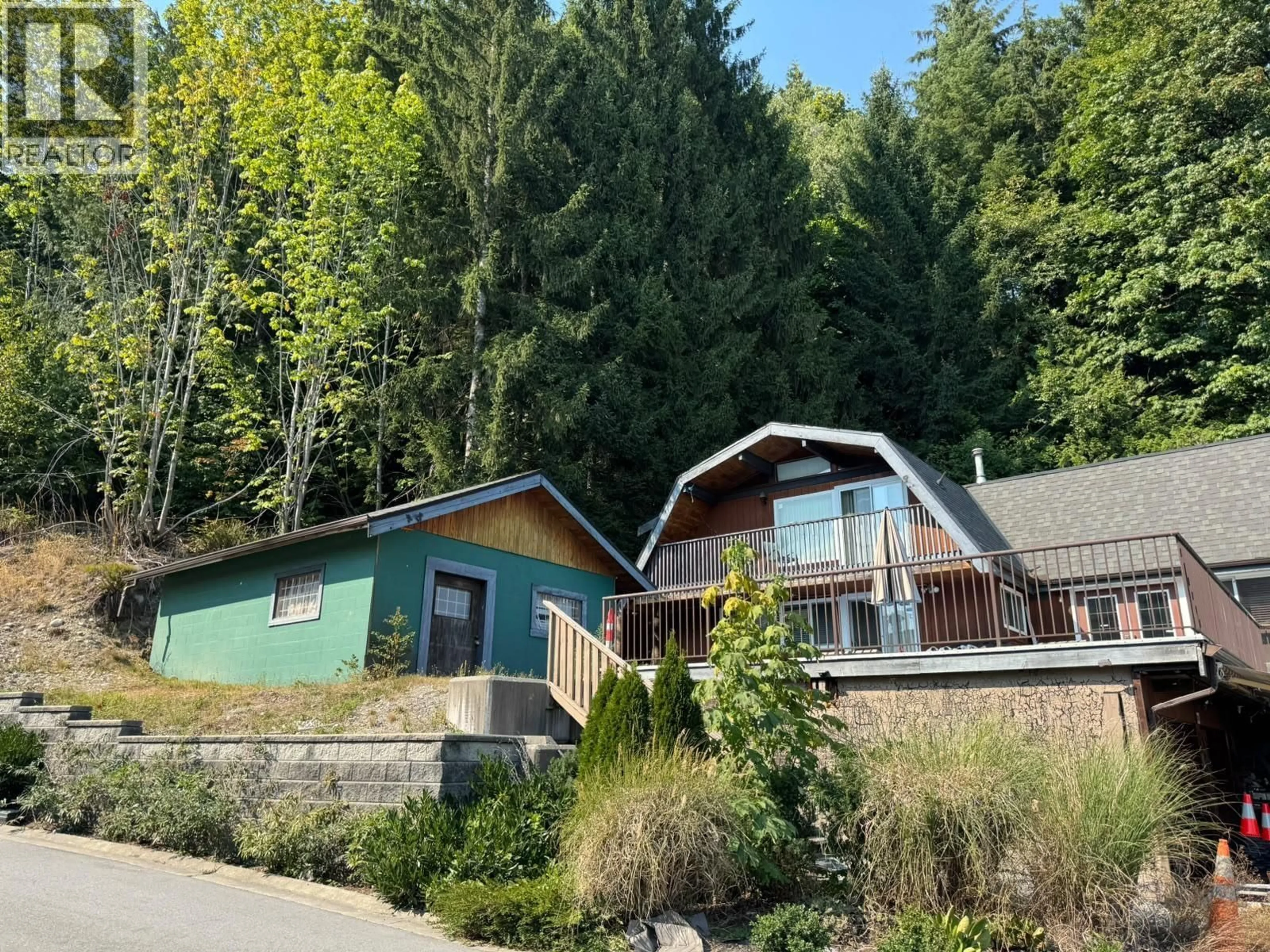 A pic from outside/outdoor area/front of a property/back of a property/a pic from drone, mountain view for 1420 PIPELINE ROAD, Coquitlam British Columbia V3E2X2
