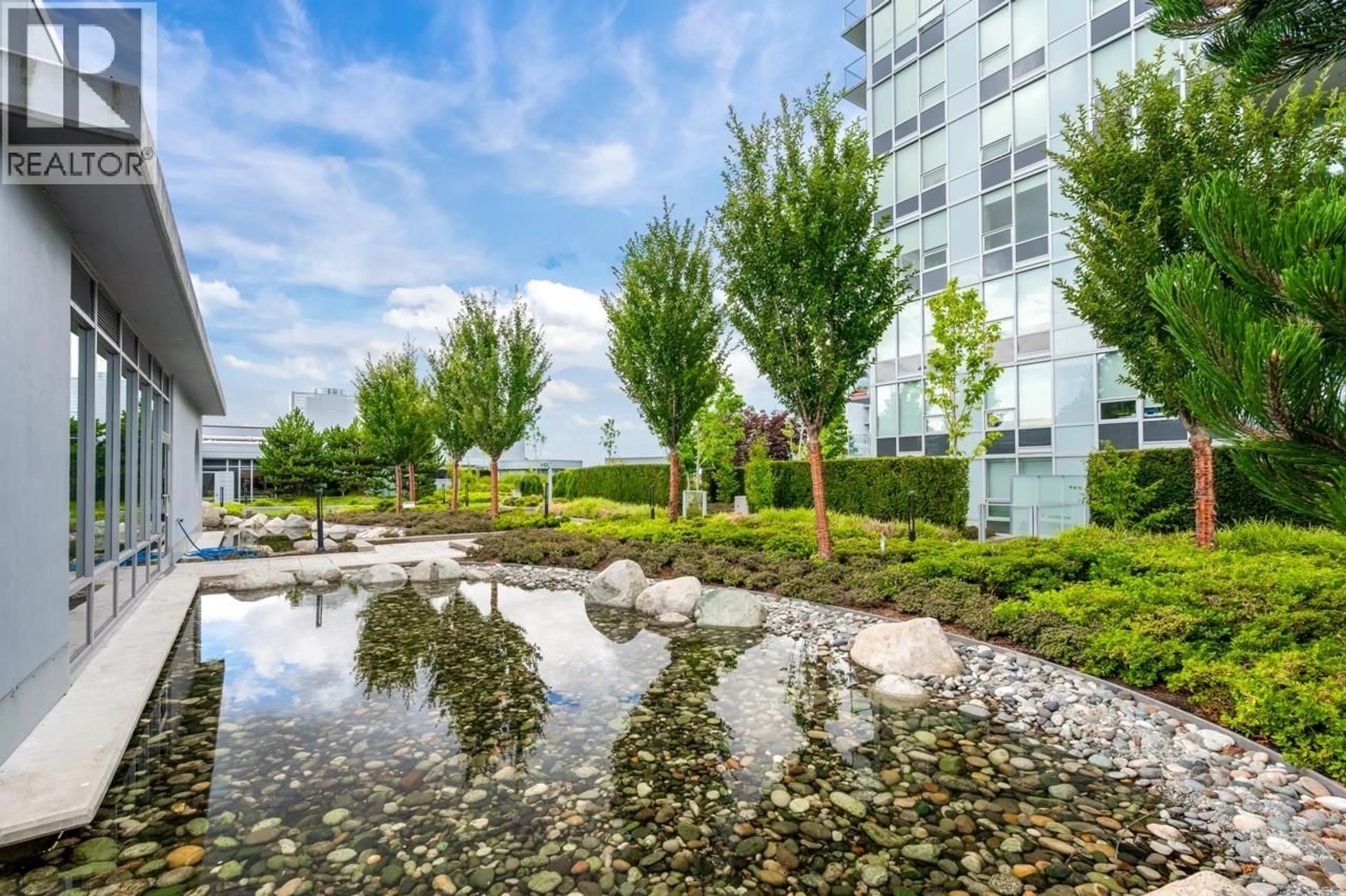 Patio, water/lake/river/ocean view for 1008 - 7488 LANSDOWNE ROAD, Richmond British Columbia V7C0B9