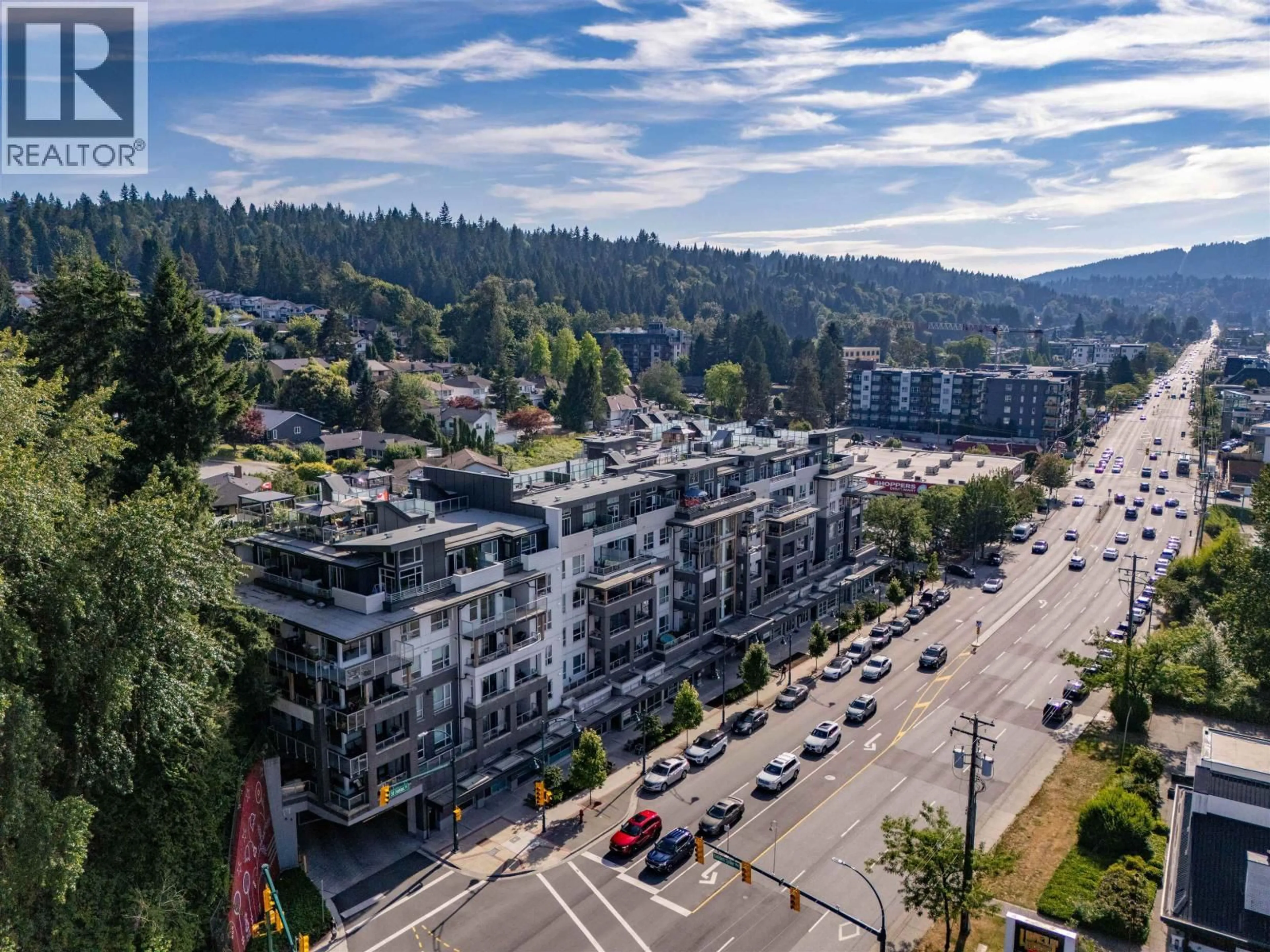 A pic from outside/outdoor area/front of a property/back of a property/a pic from drone, unknown for 506 - 3229 ST JOHNS STREET, Port Moody British Columbia V3H0M4