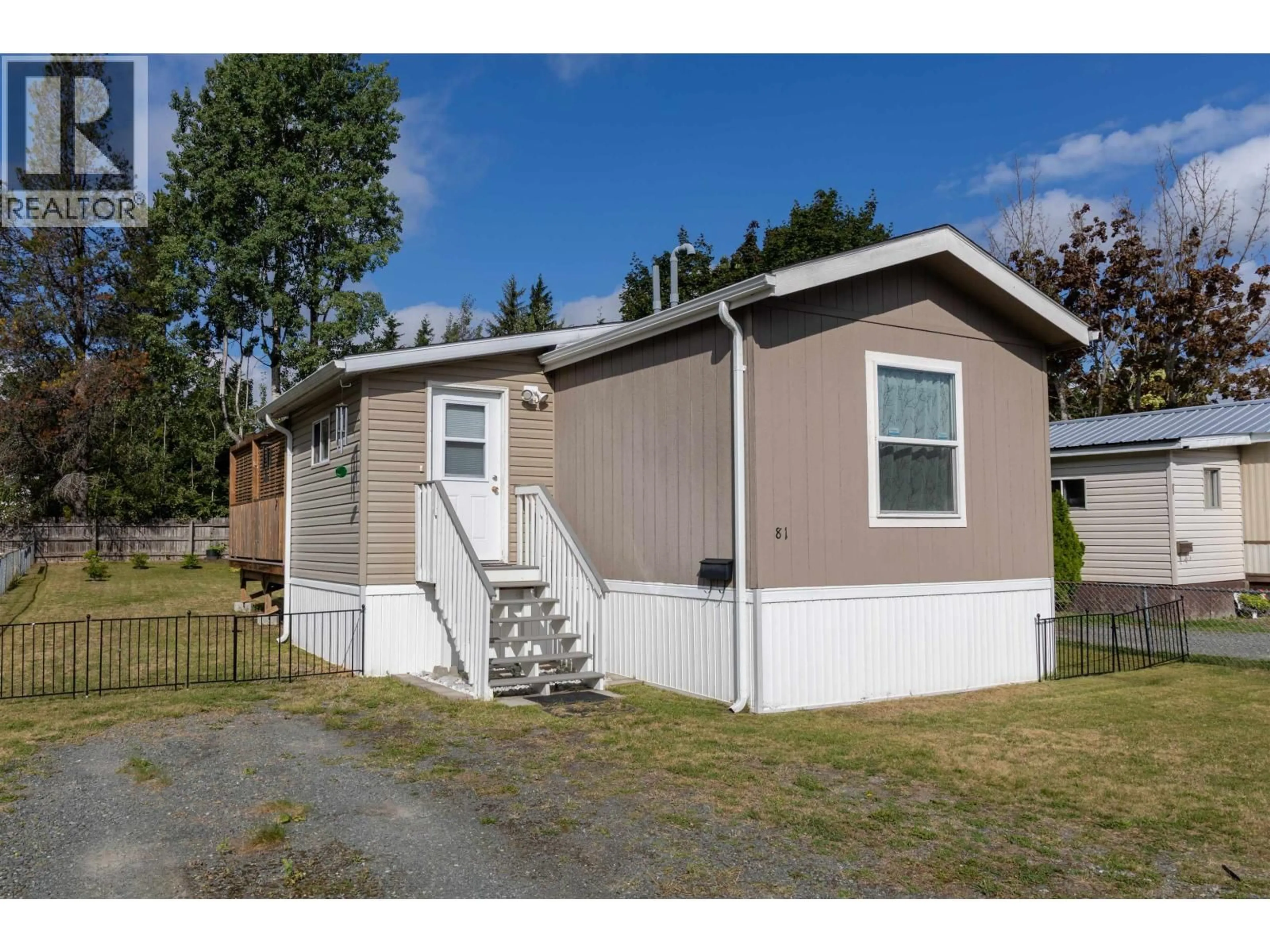 Home with vinyl exterior material, street for 81 - 3889 MULLER STREET, Thornhill British Columbia V8G4L2