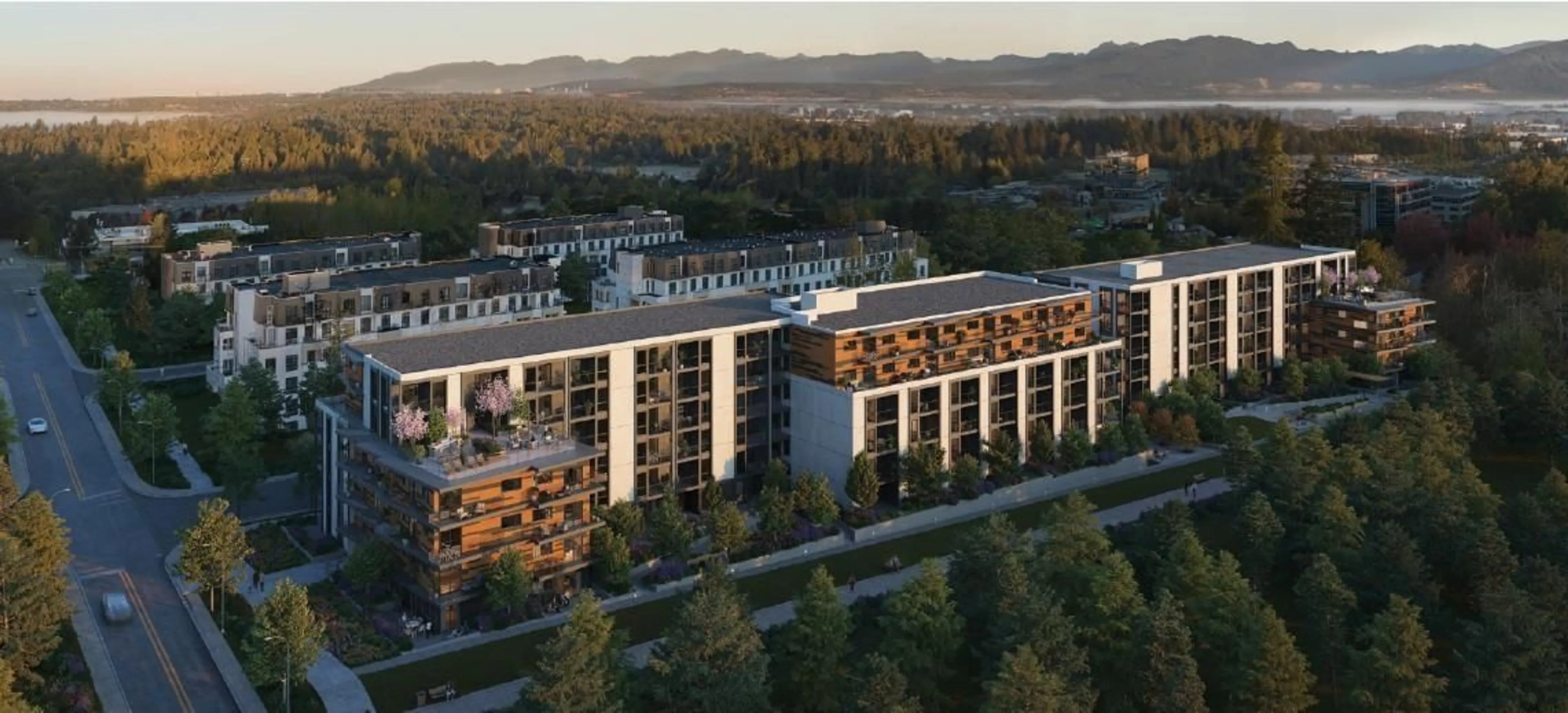 A pic from outside/outdoor area/front of a property/back of a property/a pic from drone, building for A505 - 20117 84 AVENUE, Langley British Columbia V2Y2B8