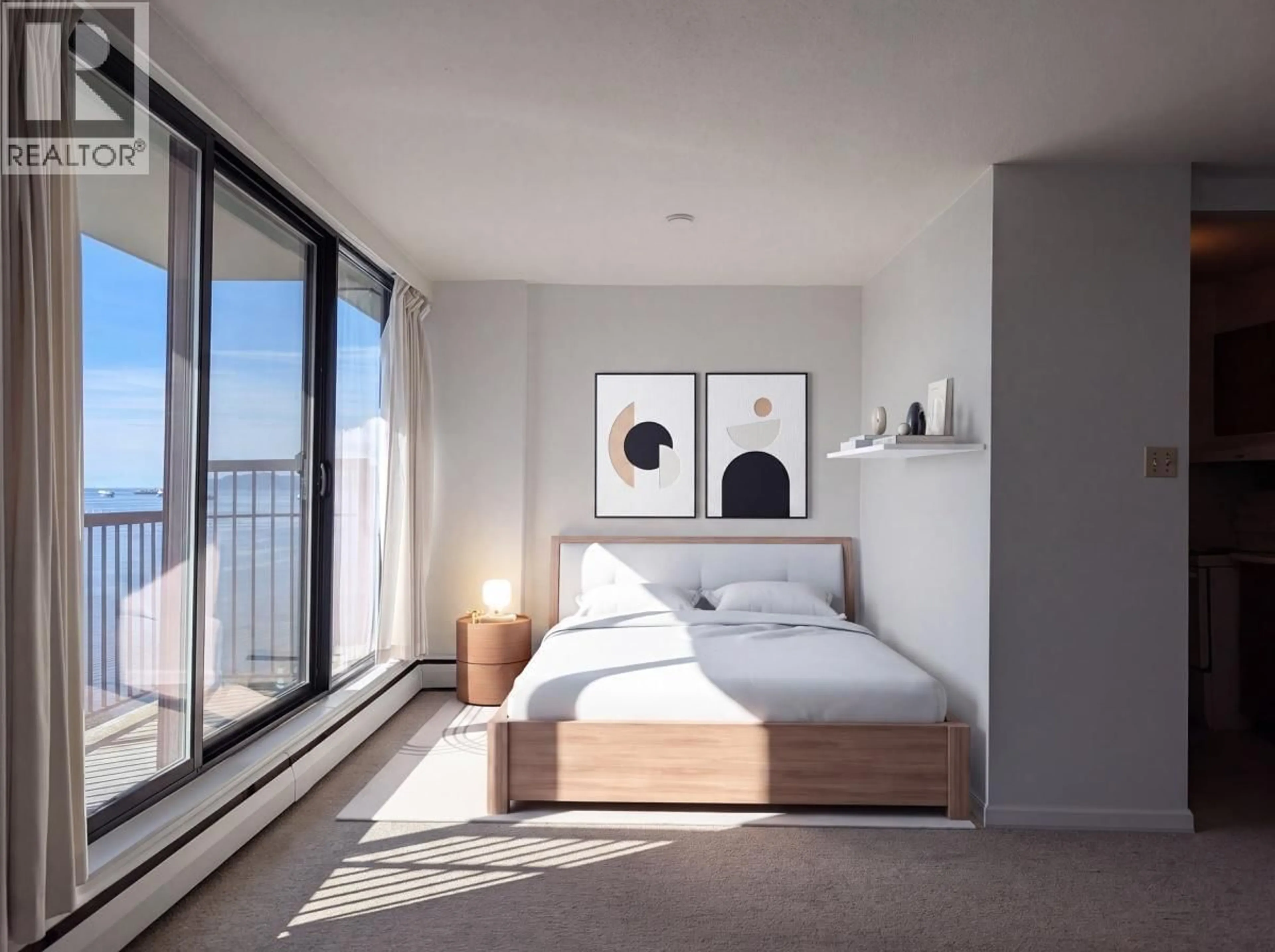 Bedroom with bed, unknown for 2106 - 1330 HARWOOD STREET, Vancouver British Columbia V6E1S8