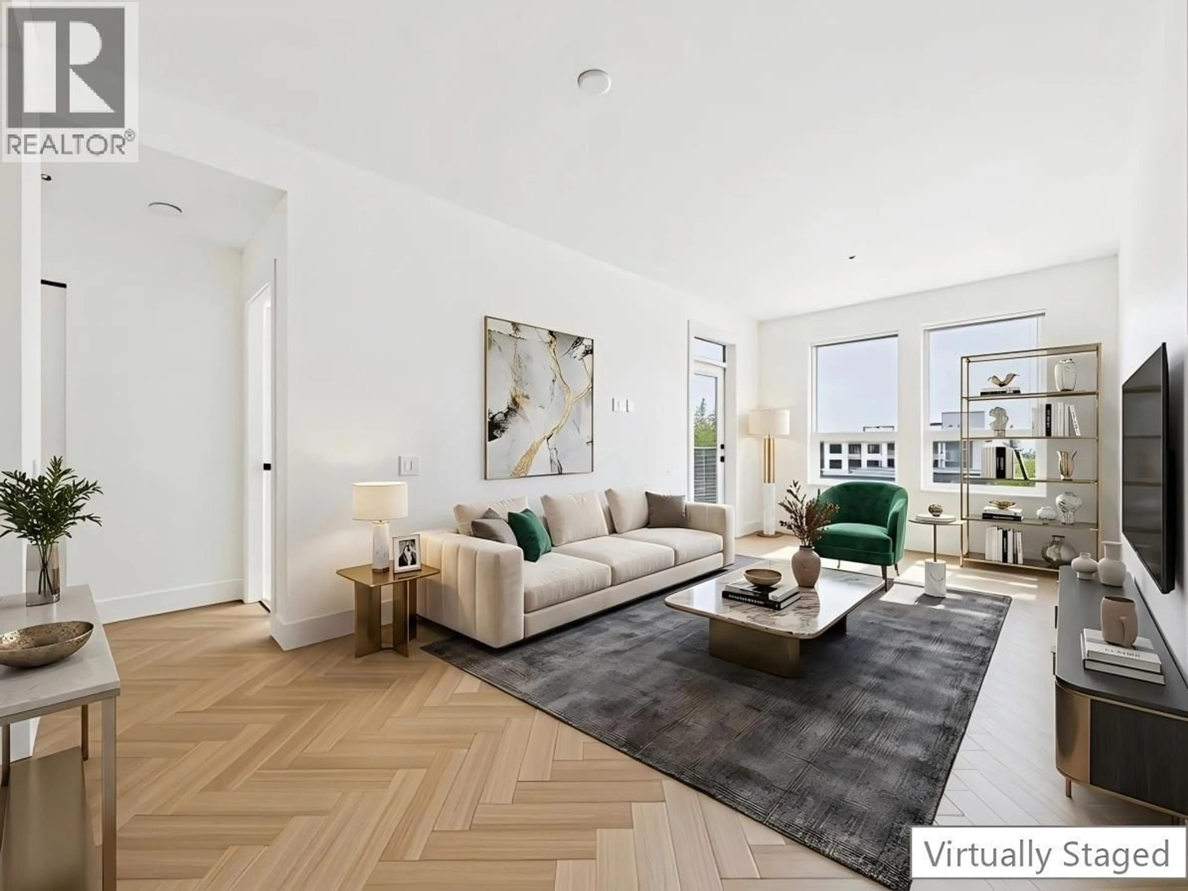 Living room with furniture, floor is not visible for 212 - 9228 SLOPES MEWS, Burnaby British Columbia V5A0E9