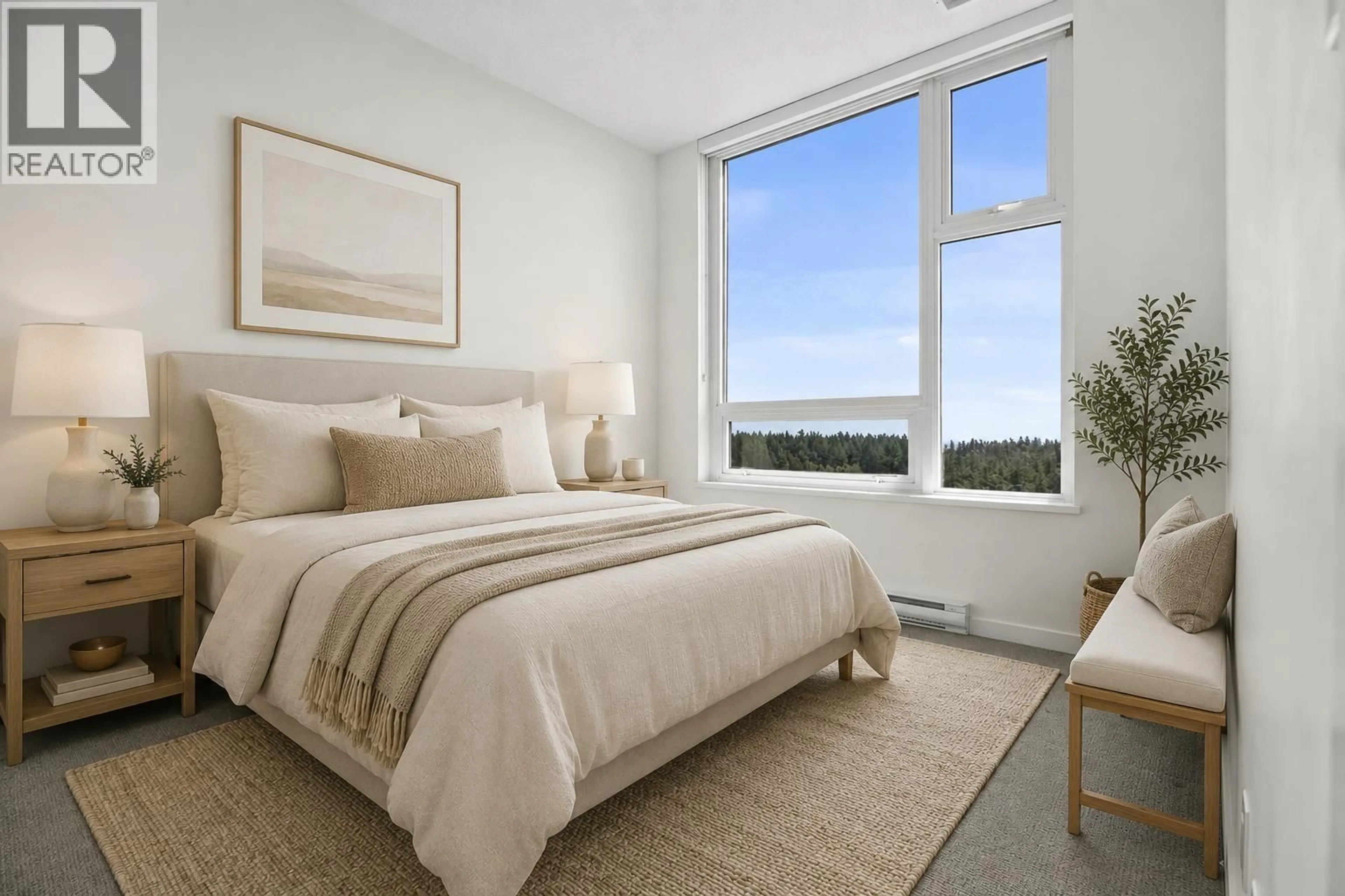 Bedroom with bed, unknown for 3305 - 5665 BOUNDARY ROAD, Vancouver British Columbia V5R0E4