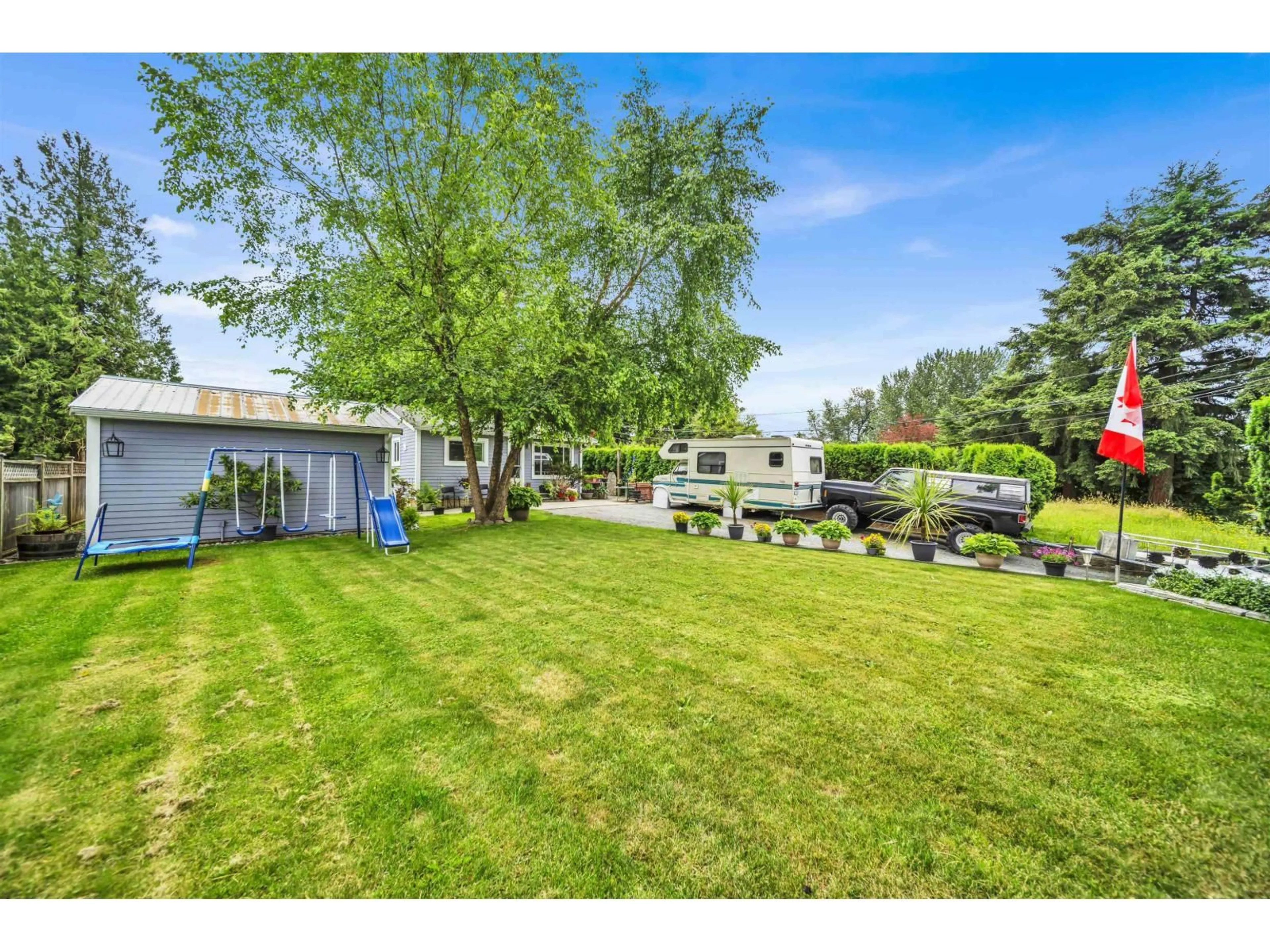 A pic from outside/outdoor area/front of a property/back of a property/a pic from drone, unknown for 4174 BRADNER ROAD, Abbotsford British Columbia V4X1S8