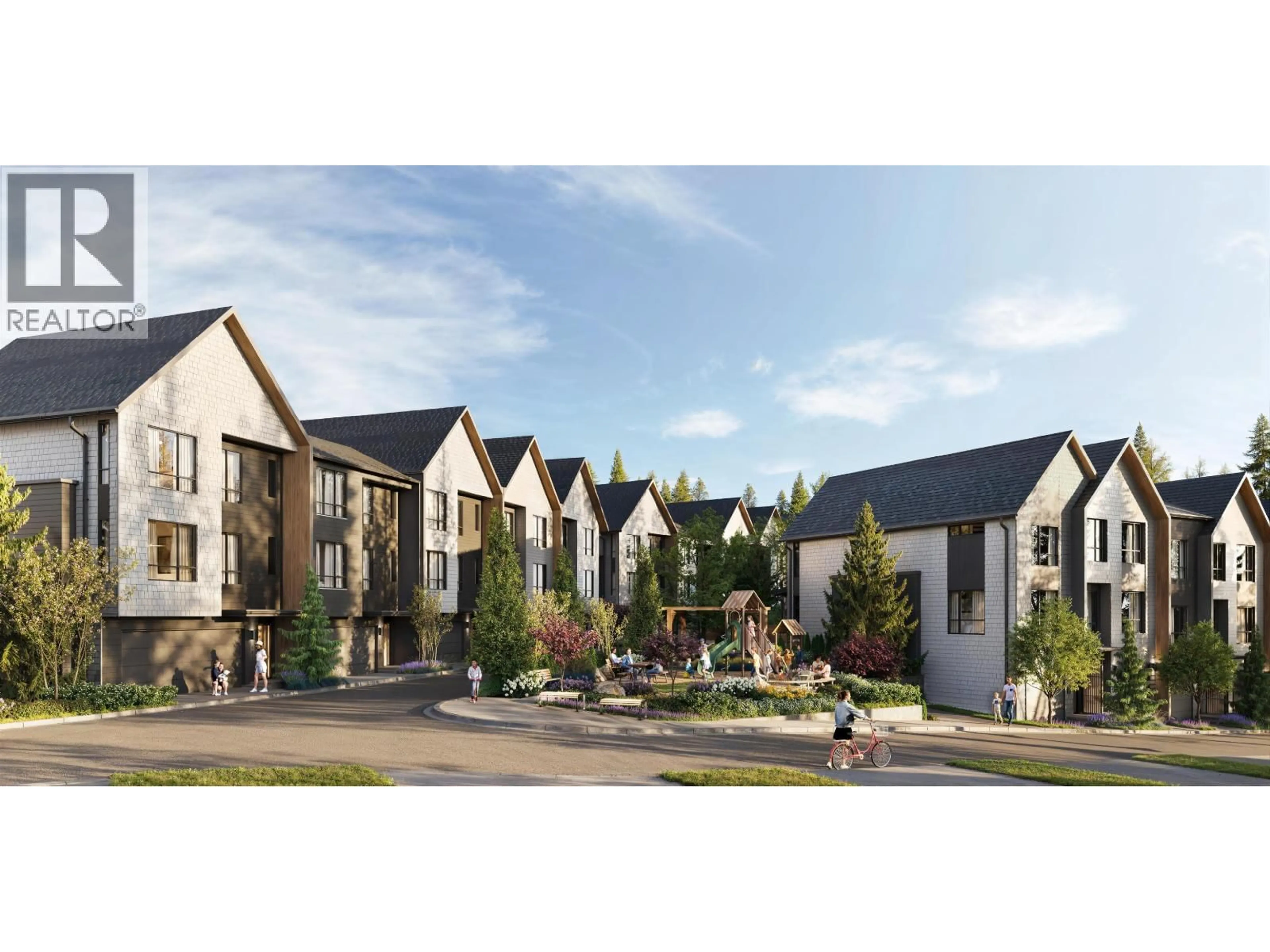 A pic from outside/outdoor area/front of a property/back of a property/a pic from drone, street for 123 - 3643 LITCHFIELD AVENUE, Coquitlam British Columbia V3E0P5