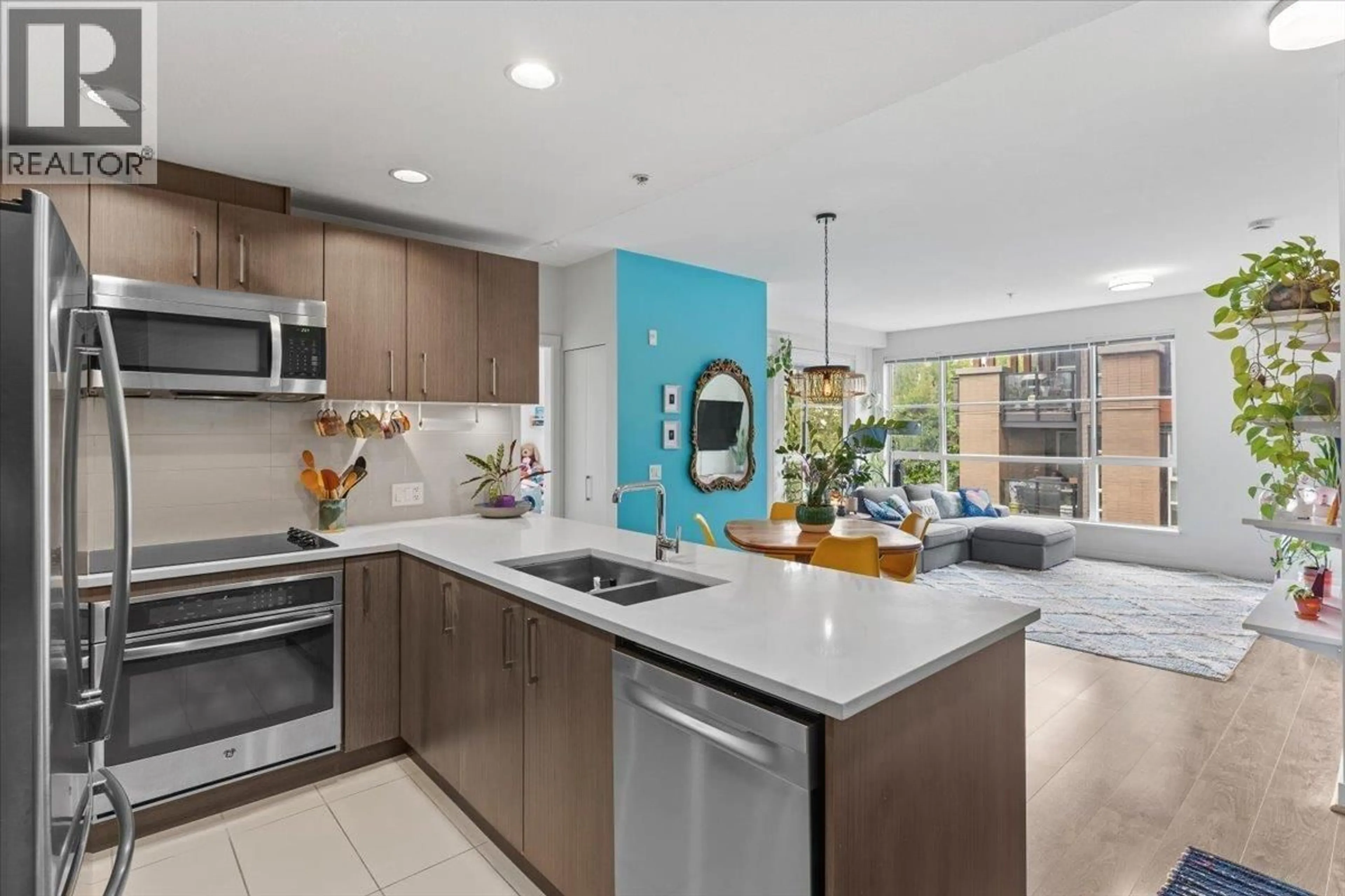 Open concept kitchen, unknown for 313 - 5981 GRAY AVENUE, Vancouver British Columbia V6S0G1