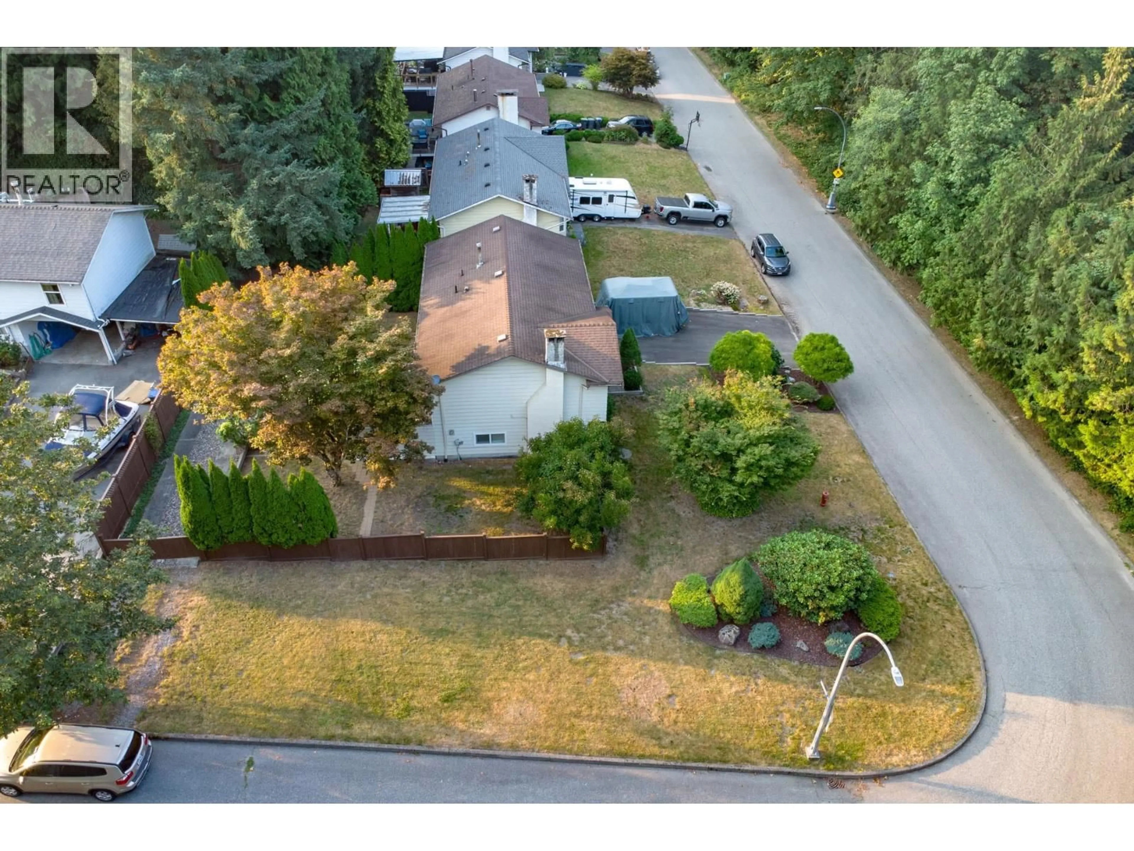 A pic from outside/outdoor area/front of a property/back of a property/a pic from drone, street for 1614 CONNAUGHT DRIVE, Port Coquitlam British Columbia V3C4G8