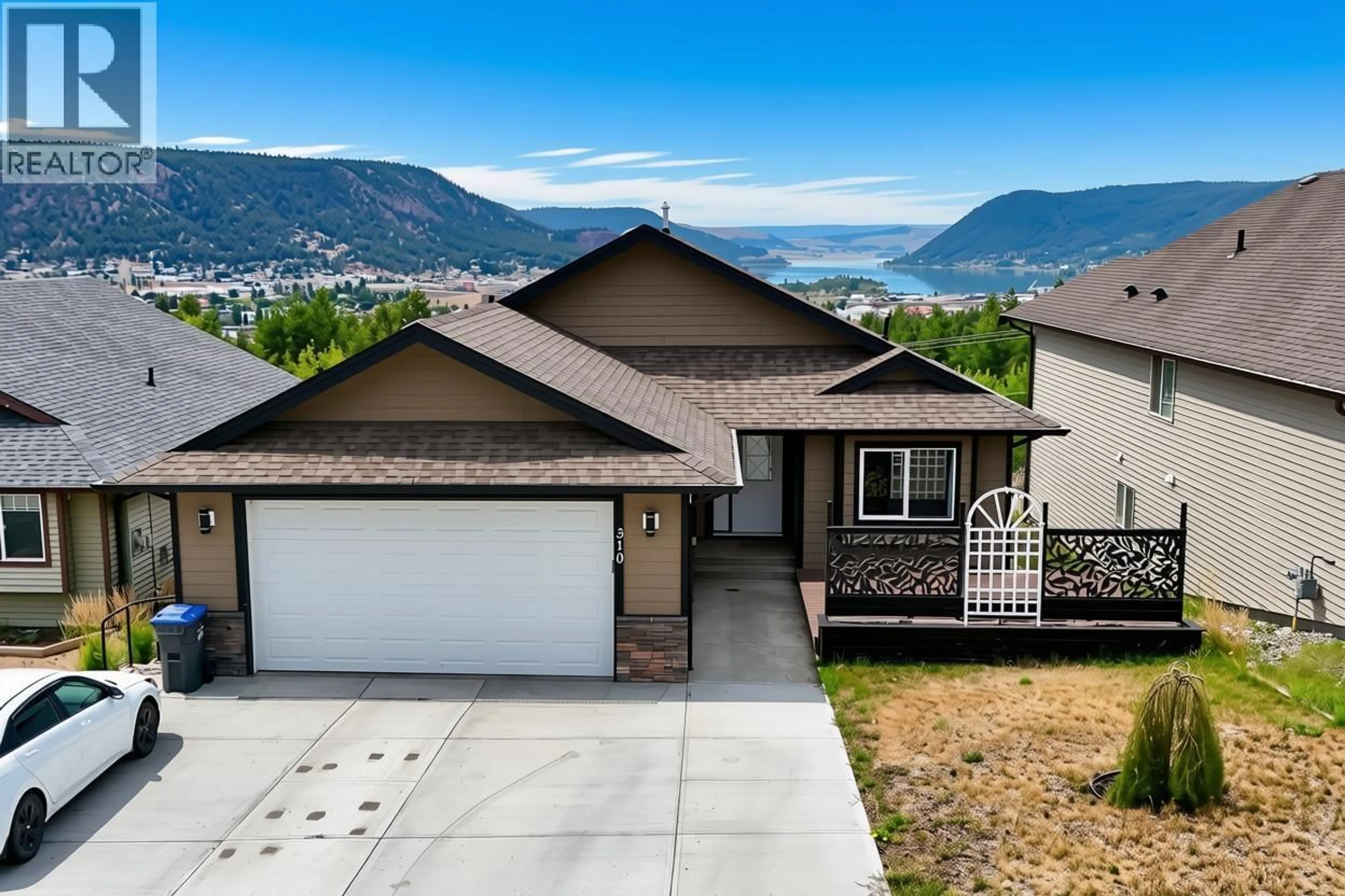 A pic from outside/outdoor area/front of a property/back of a property/a pic from drone, mountain view for 310 FOSTER WAY, Williams Lake British Columbia V2G5N5