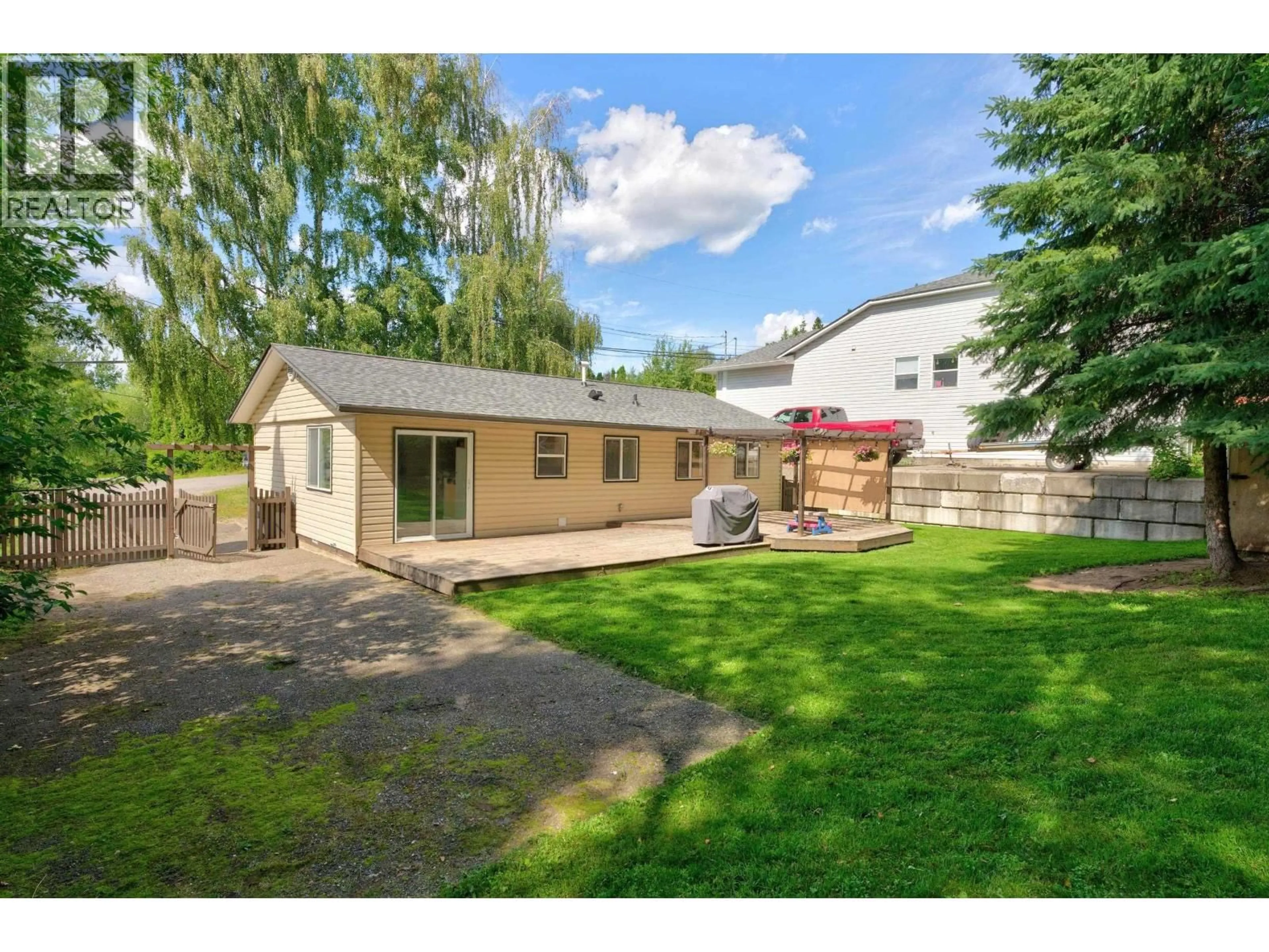 A pic from outside/outdoor area/front of a property/back of a property/a pic from drone, street for 2073 WOODHAVEN DRIVE, Prince George British Columbia V2K3C4