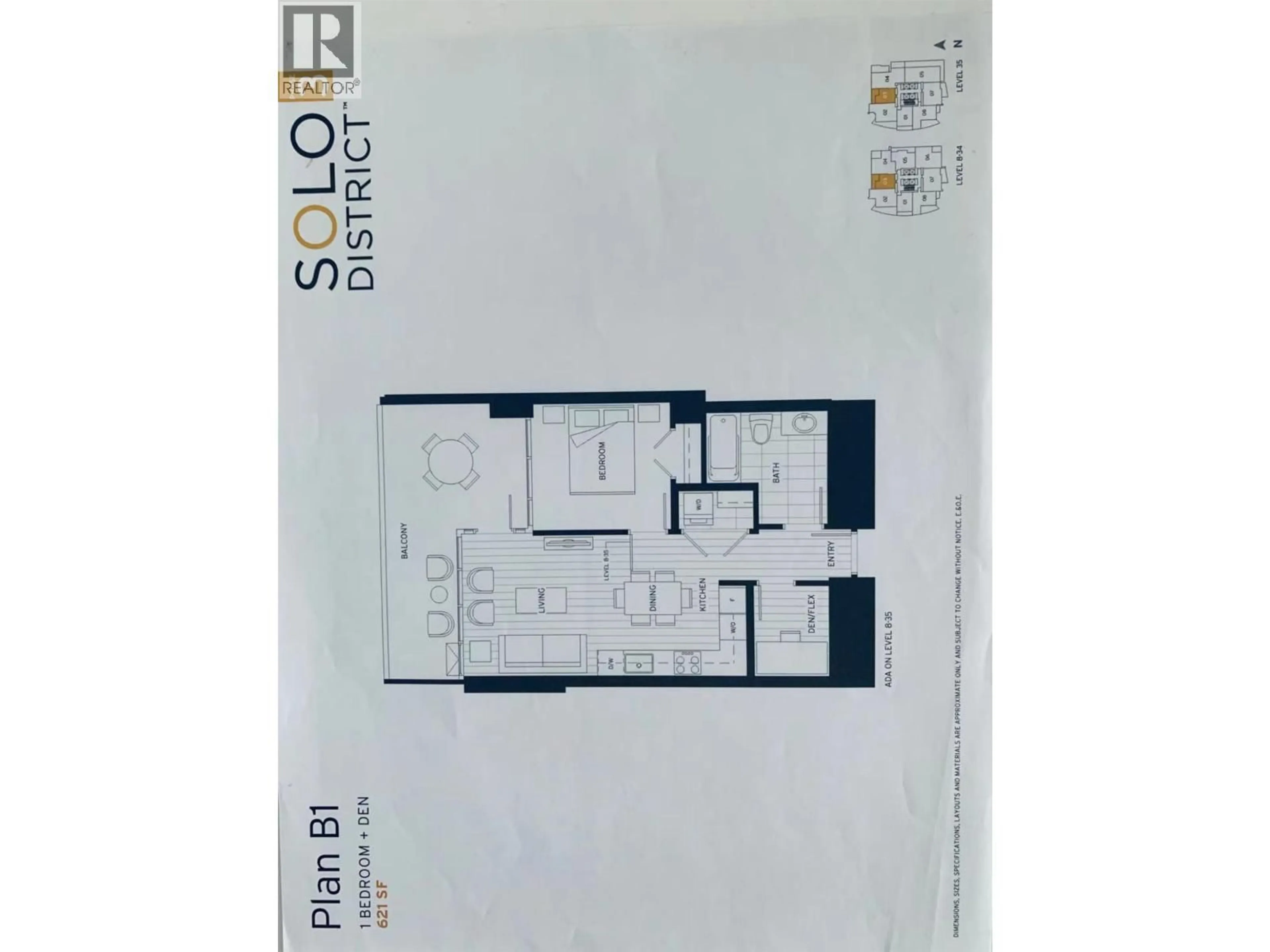 Floor plan for 1203 - 2085 SKYLINE COURT, Burnaby British Columbia V5C0M6