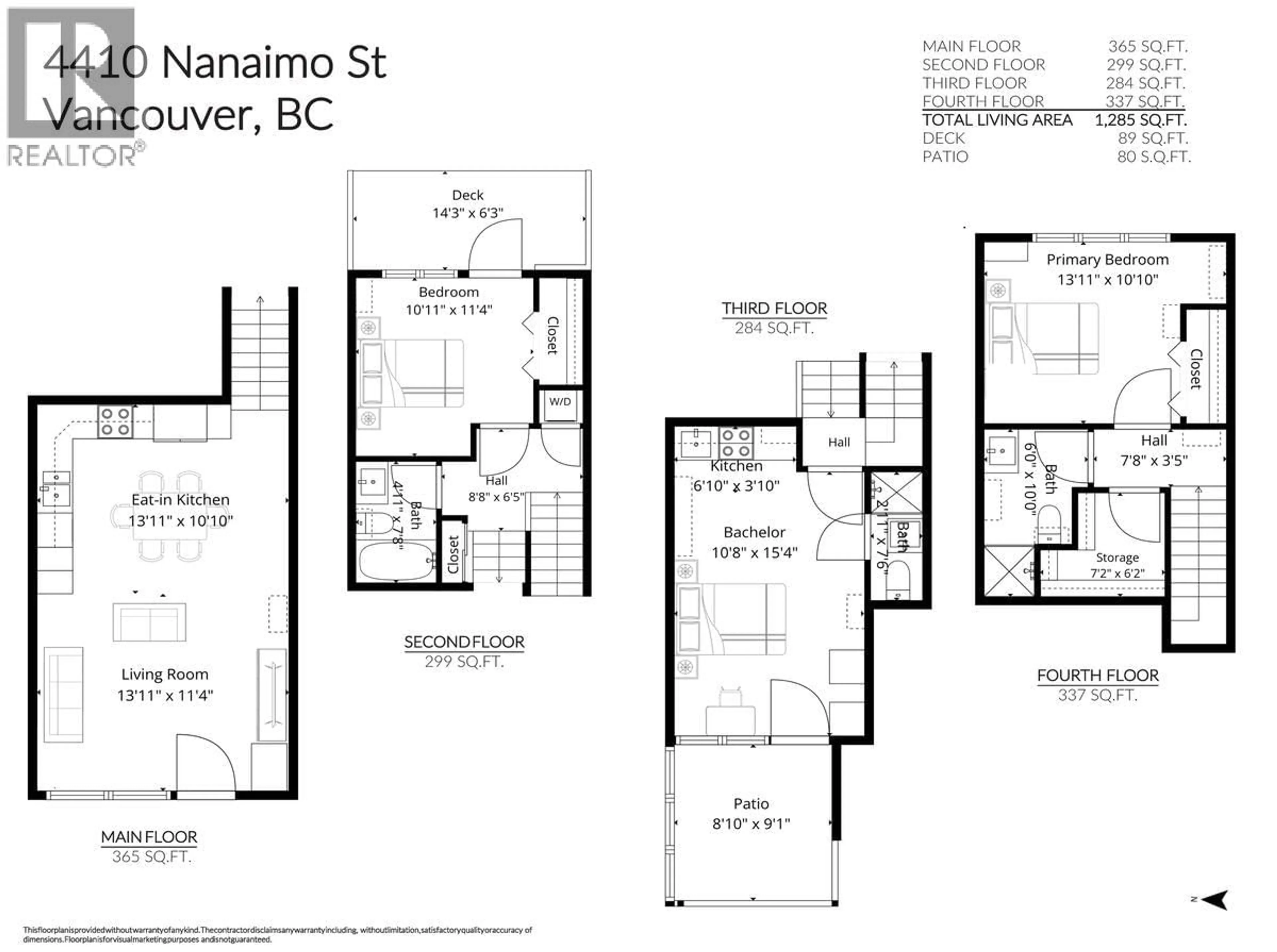 Floor plan for 4410 NANAIMO STREET, Vancouver British Columbia V5N0H7