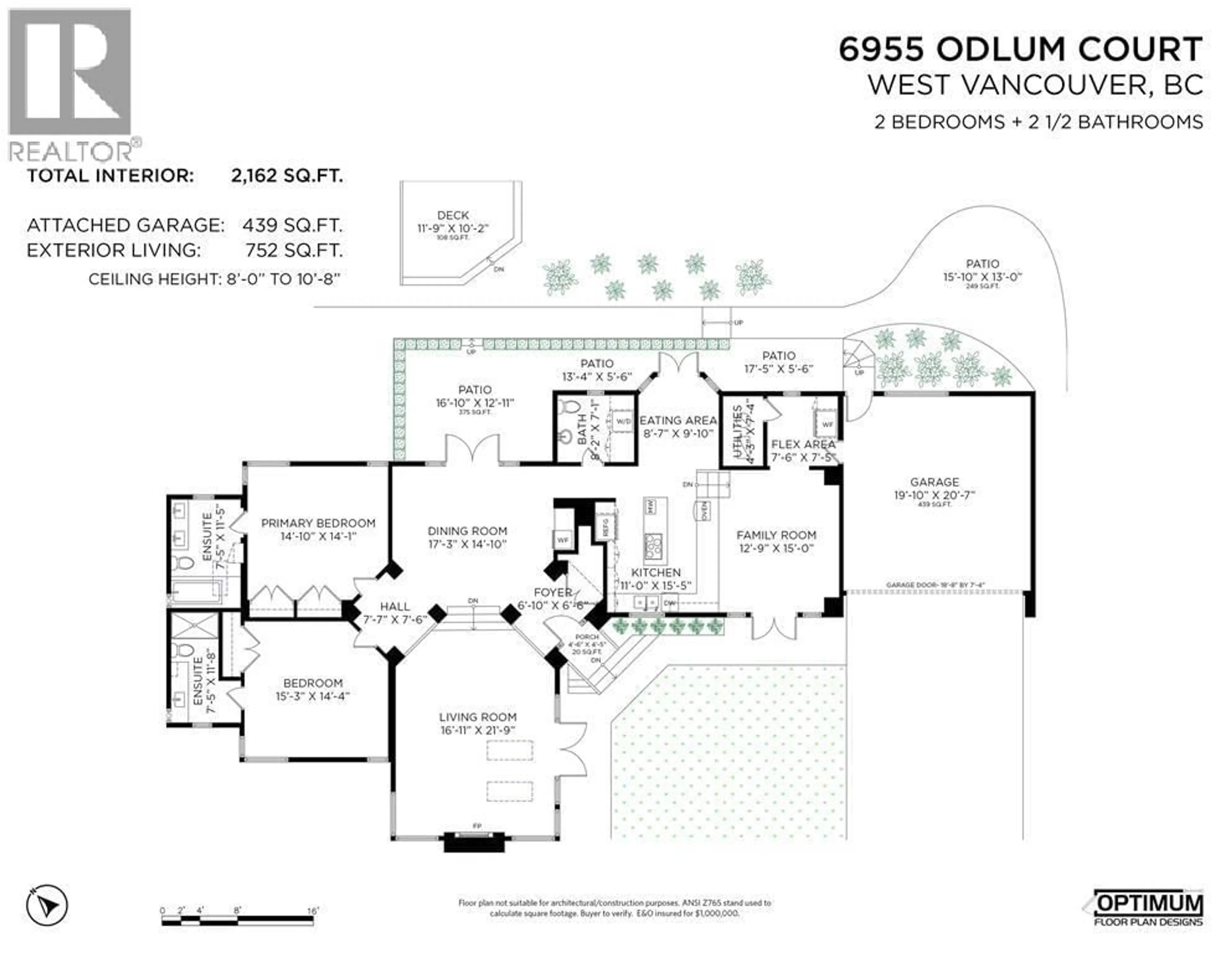 Floor plan for 6955 ODLUM COURT, West Vancouver British Columbia V7W3B6