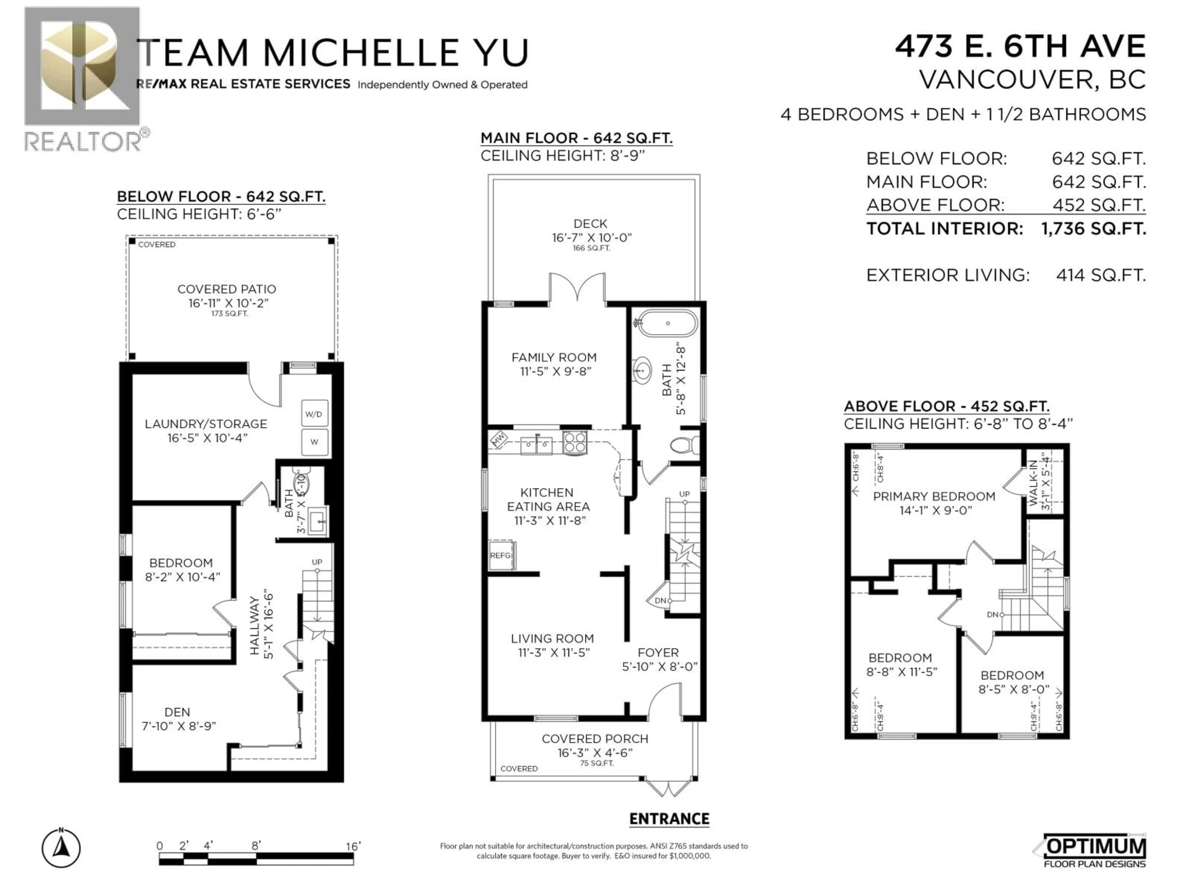 Floor plan for 473 6TH AVENUE, Vancouver British Columbia V5T1K7