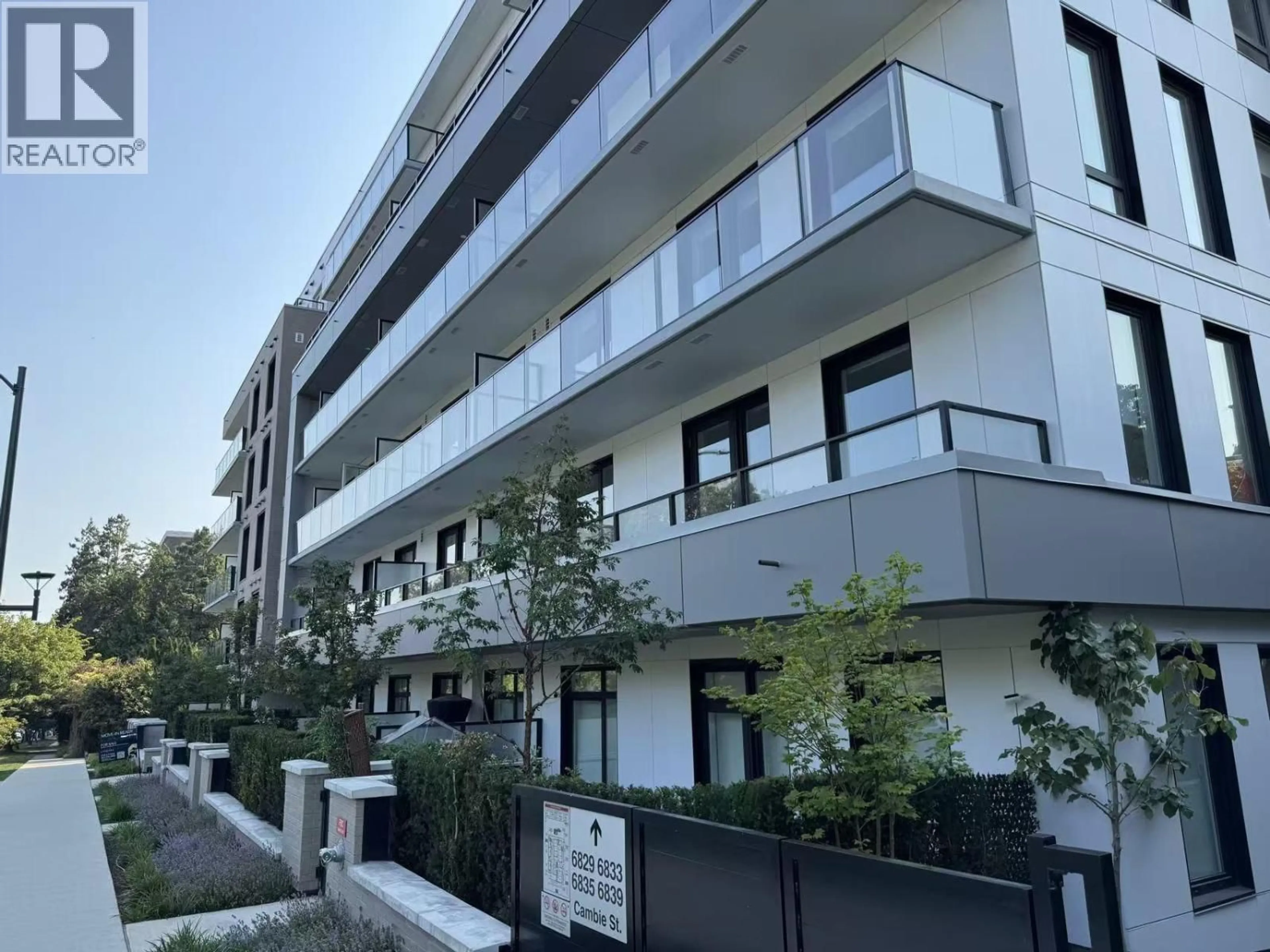 Balcony in the apartment, street for 313 - 6859 CAMBIE STREET, Vancouver British Columbia V6P3H1