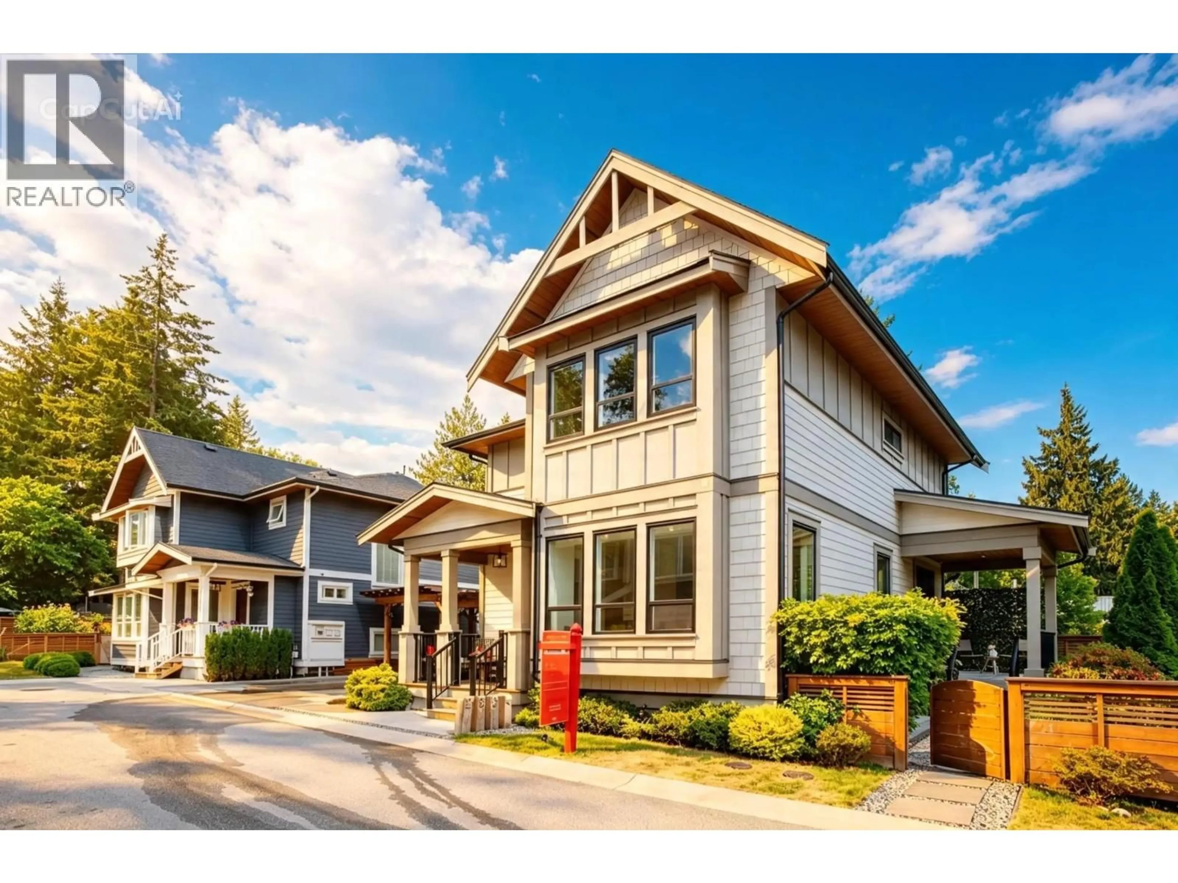 Home with vinyl exterior material, street for 2020 CARSON COURT, North Vancouver British Columbia V7M0E1