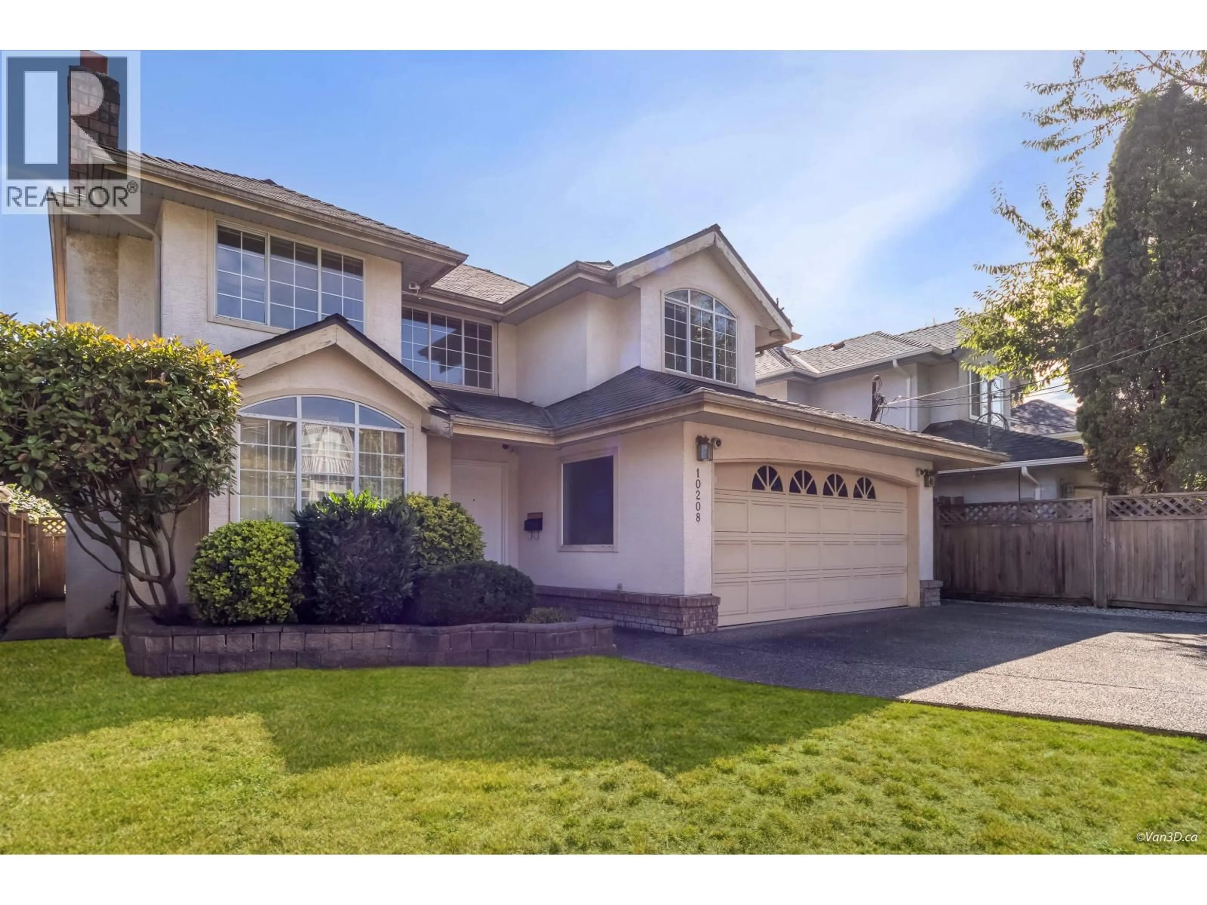 Home with vinyl exterior material, street for 10208 RIVER DRIVE, Richmond British Columbia V6X1Z3