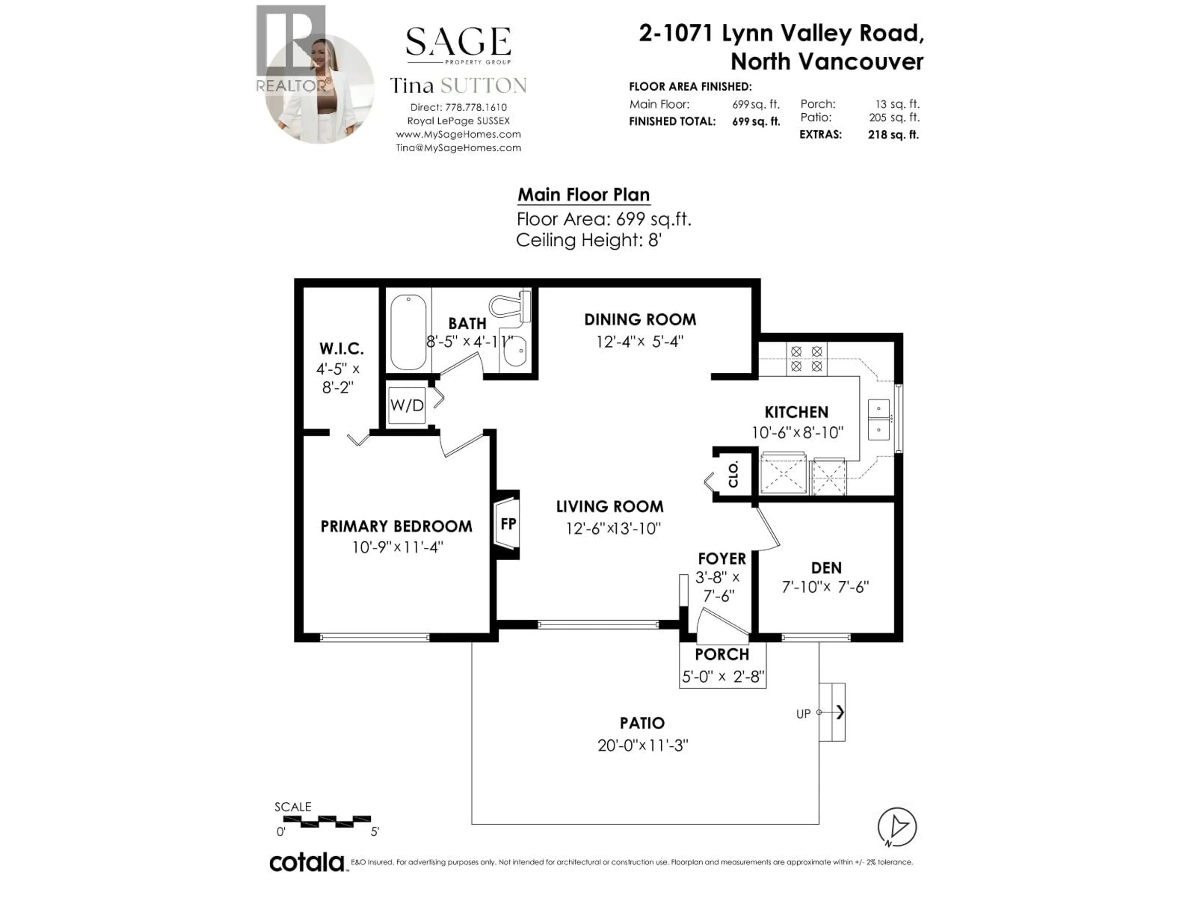 Floor plan for 2 - 1071 LYNN VALLEY ROAD, North Vancouver British Columbia V7J1Z6