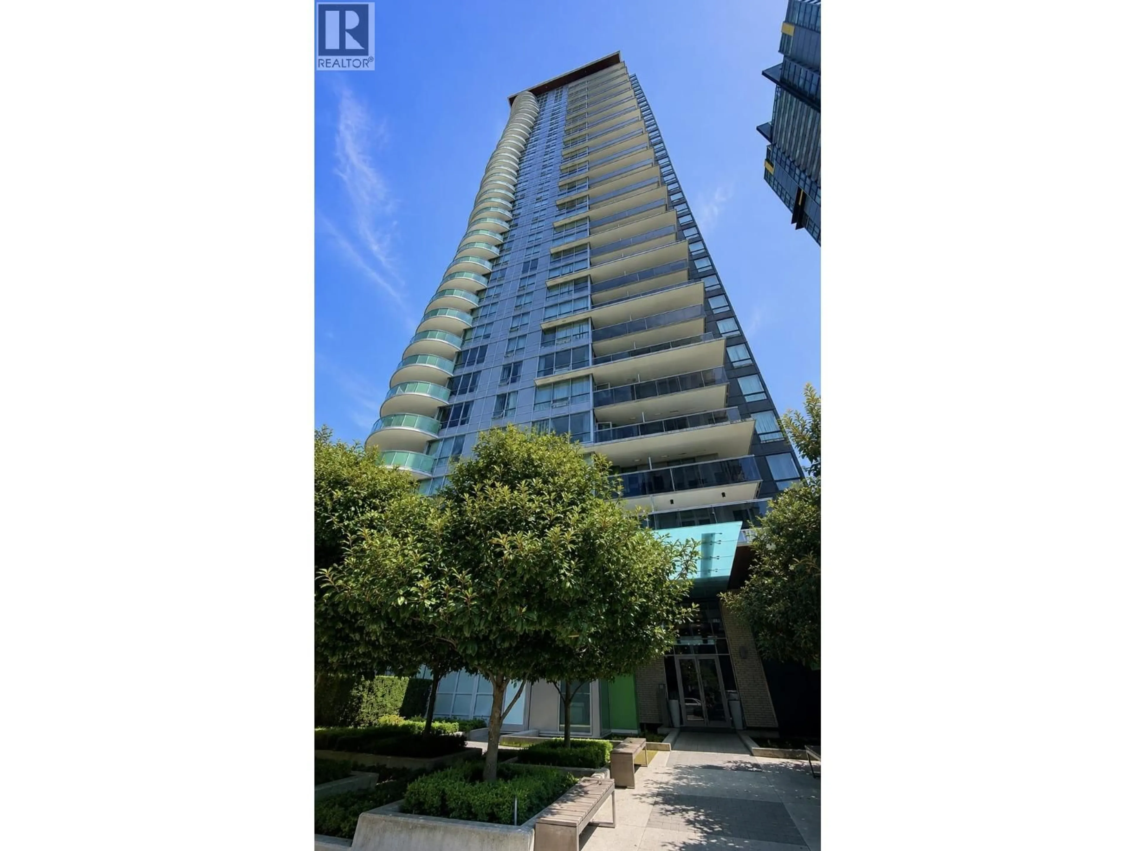 A pic from outside/outdoor area/front of a property/back of a property/a pic from drone, building for 2207 - 6638 DUNBLANE AVENUE, Burnaby British Columbia V5H0G8