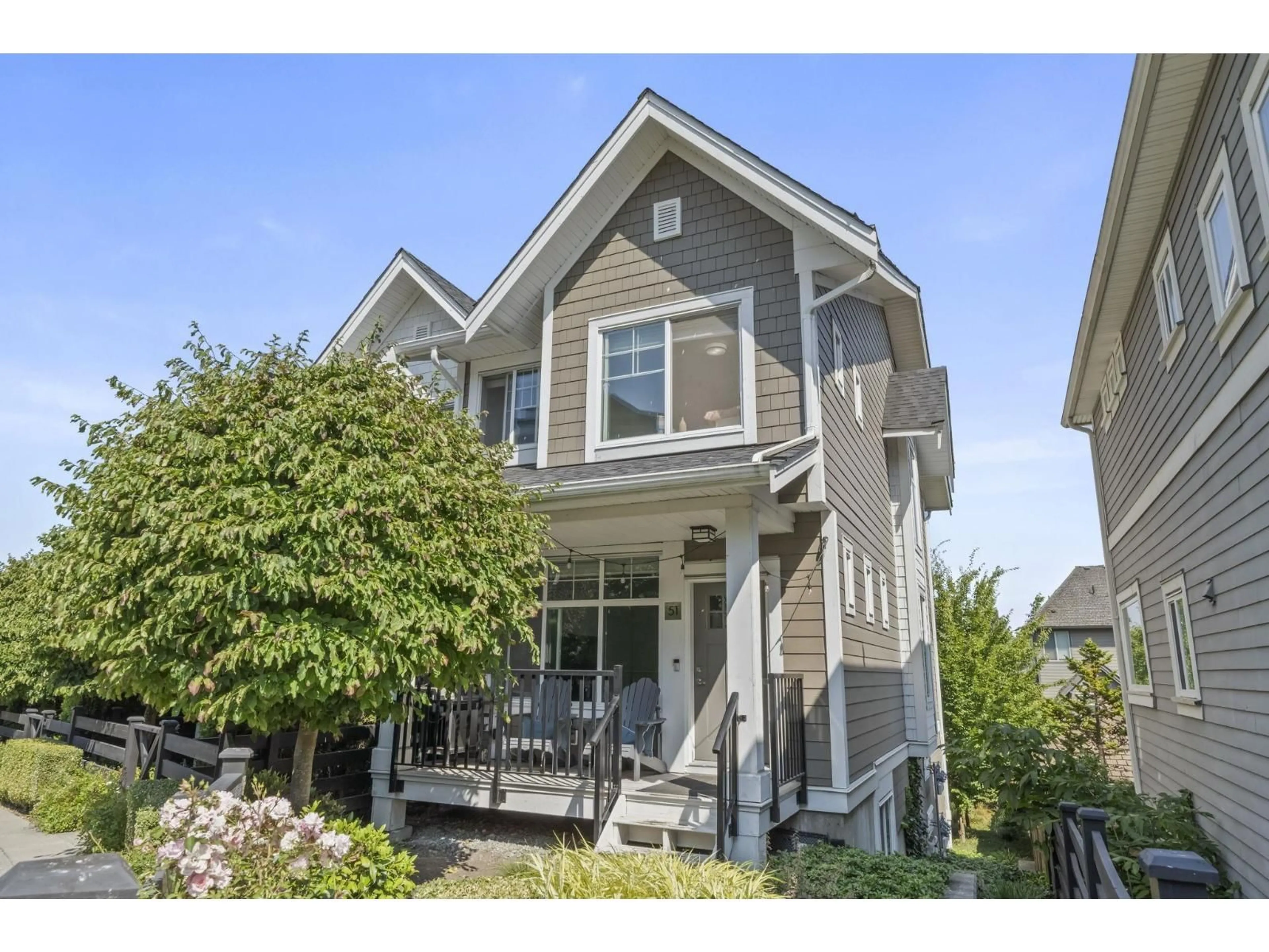 Home with vinyl exterior material, street for 51 - 14541 WINTER CRESCENT, Surrey British Columbia V4P0G5