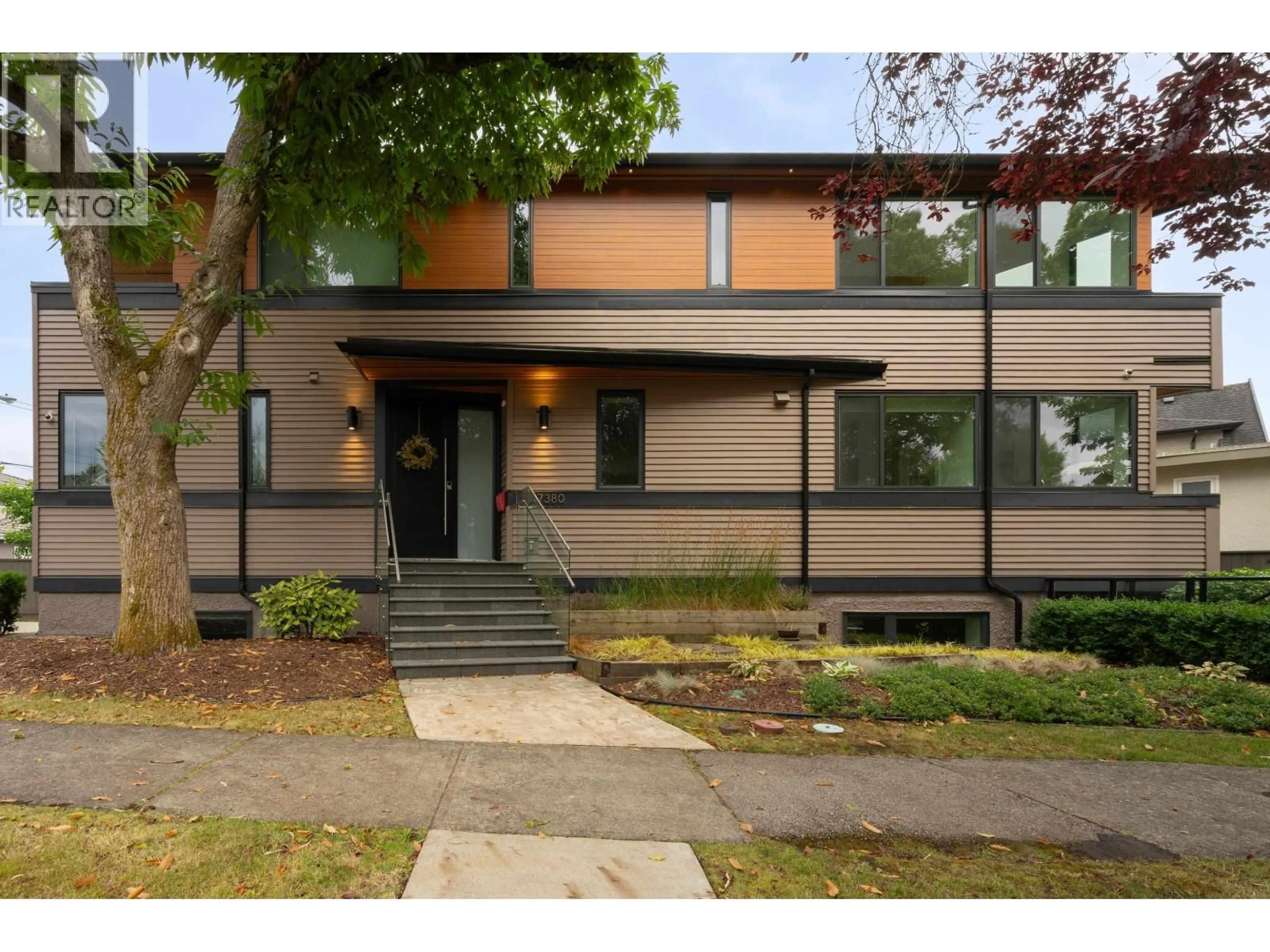 Home with brick exterior material, street for 7380 ASHBURN STREET, Vancouver British Columbia V5S2K9