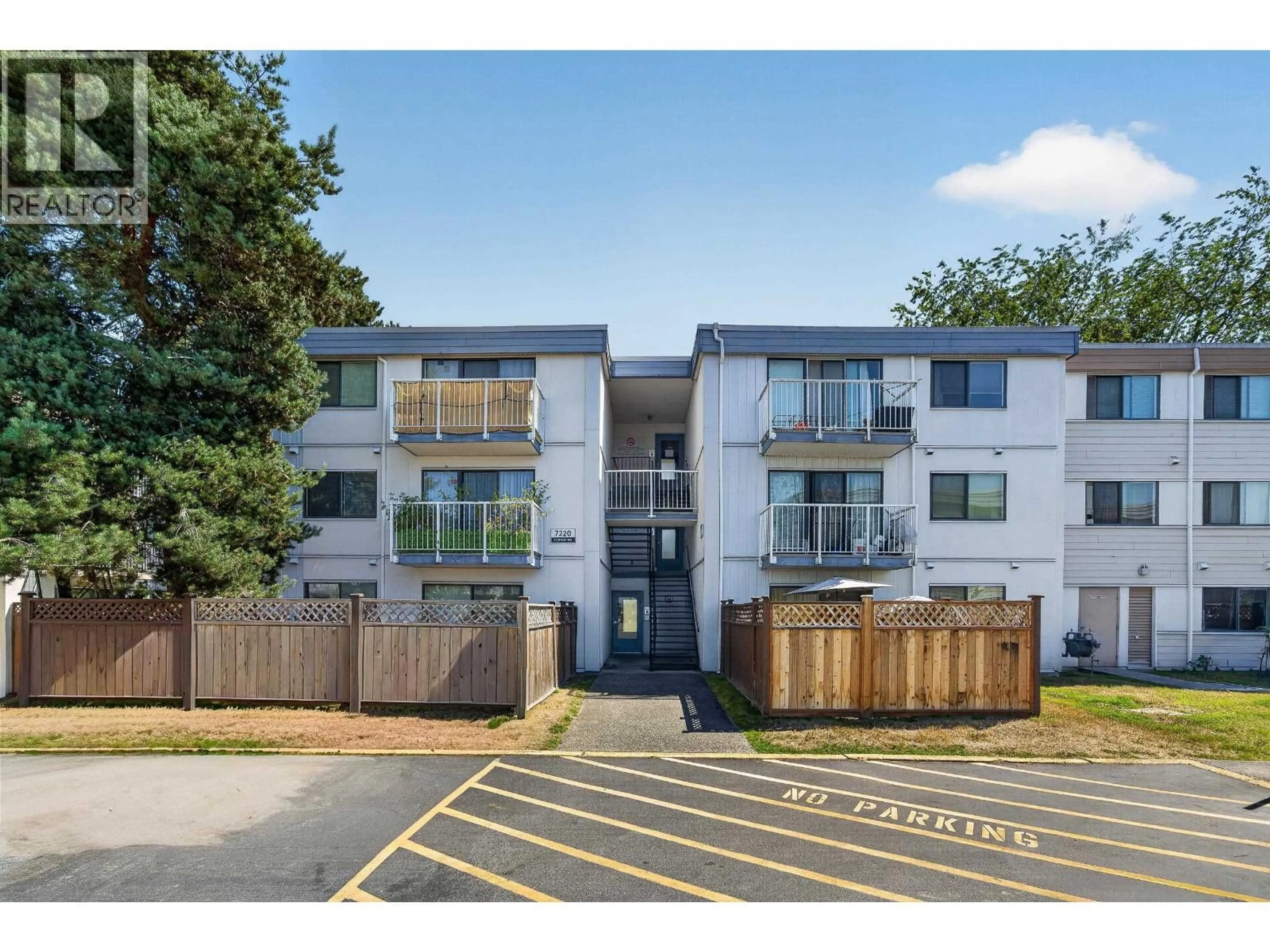 A pic from outside/outdoor area/front of a property/back of a property/a pic from drone, unknown for 203 - 7220 LINDSAY ROAD, Richmond British Columbia V7C3M6
