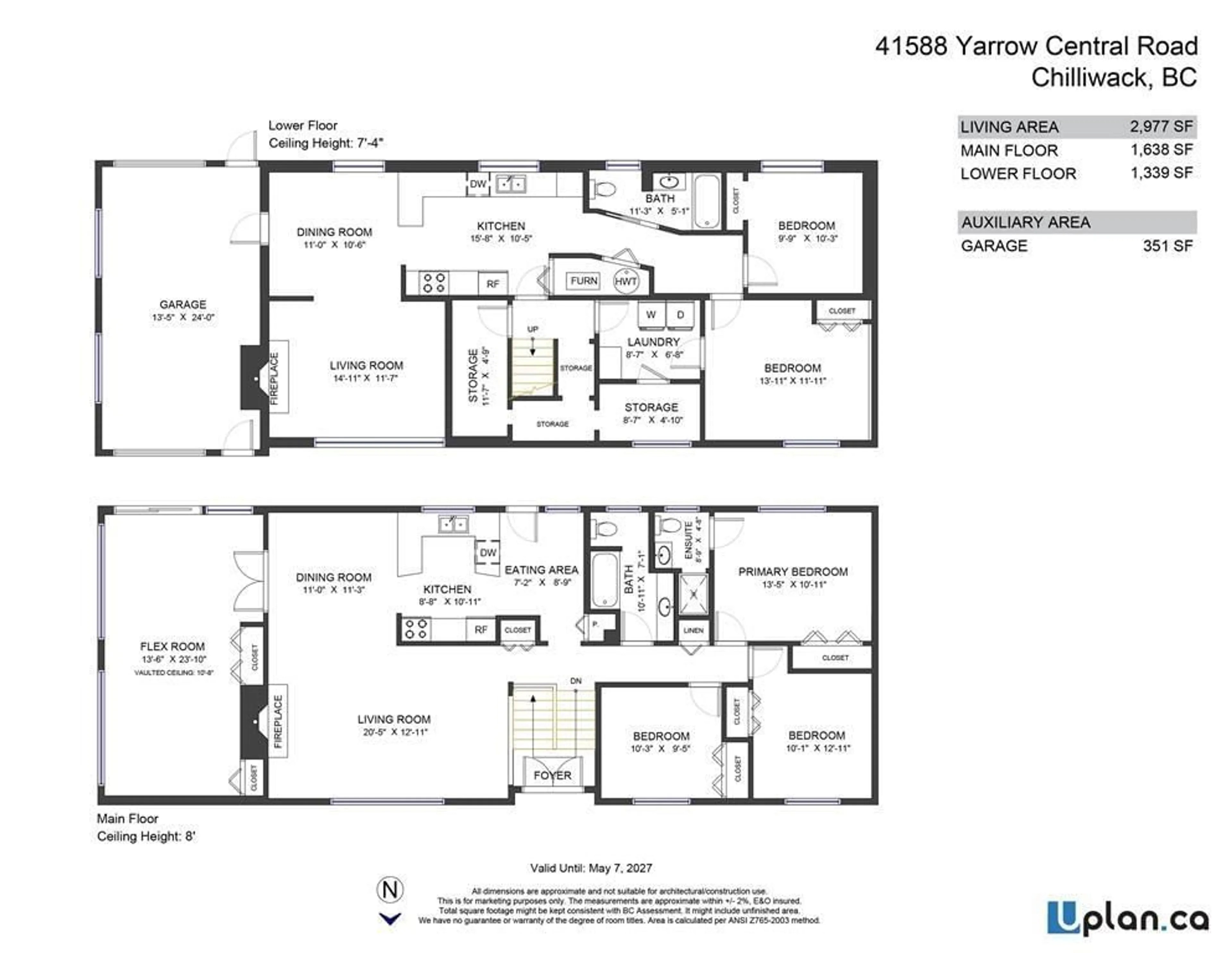 Floor plan for 41588 YARROW CENTRAL ROAD, Yarrow British Columbia V2R5G4