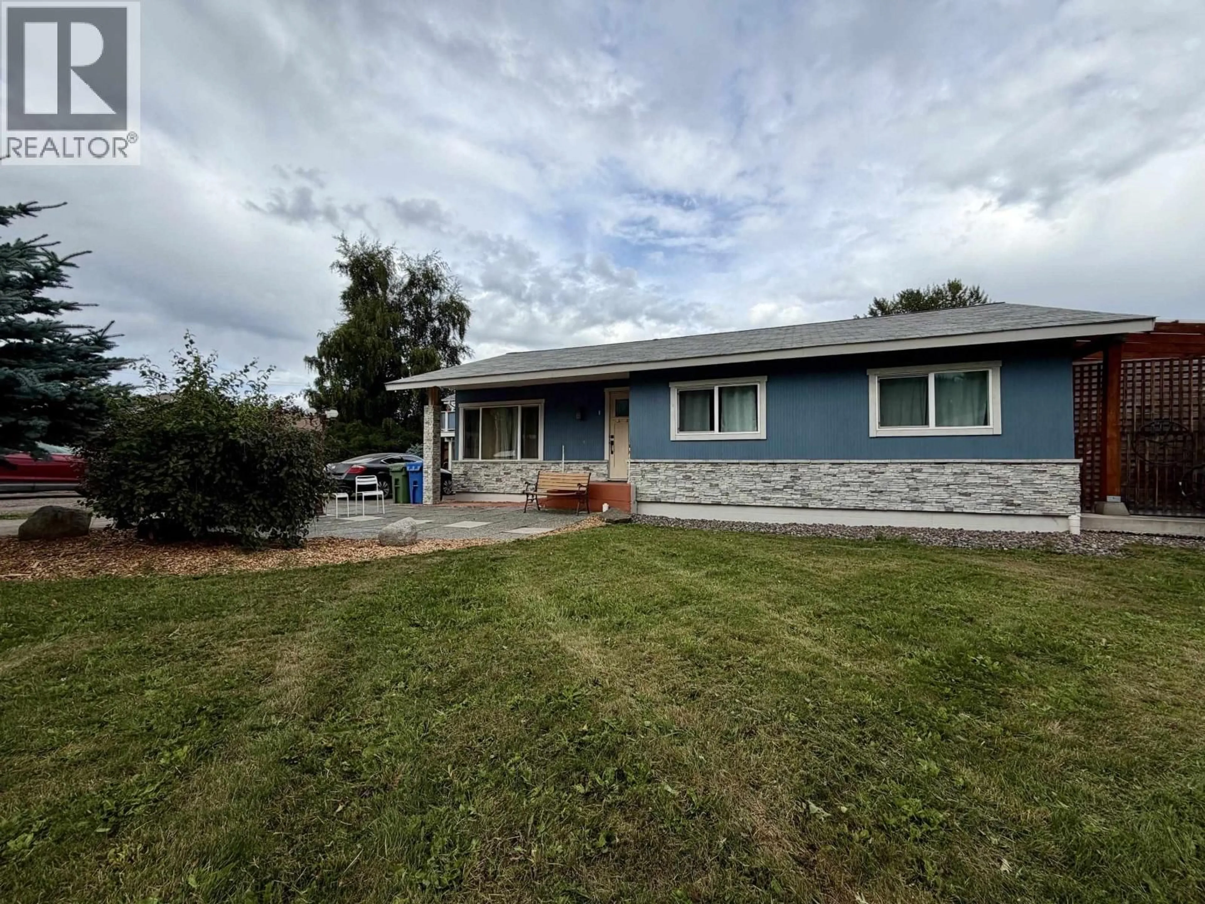 A pic from outside/outdoor area/front of a property/back of a property/a pic from drone, street for 3672 BROADWAY AVENUE, Smithers British Columbia V0J2N0