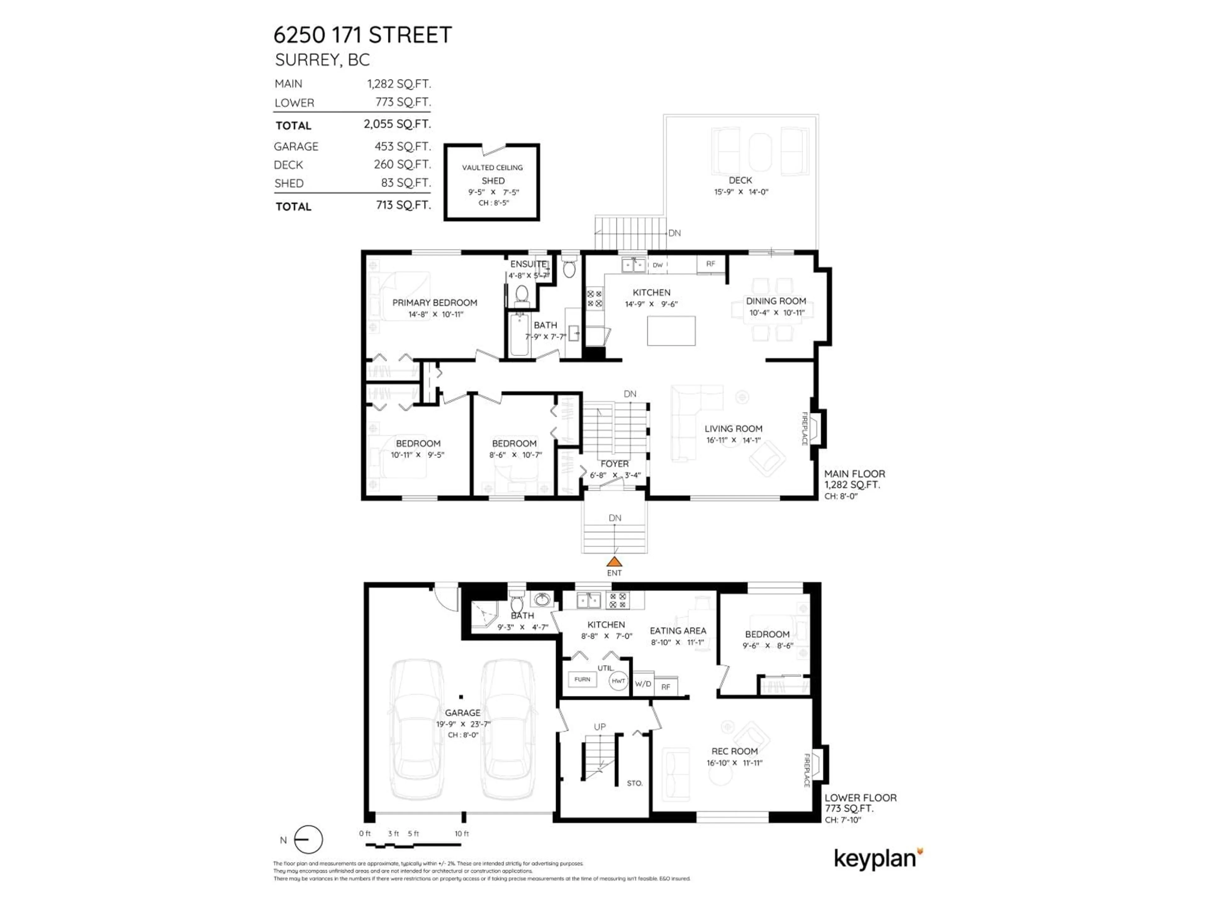 Floor plan for 6250 171 STREET, Surrey British Columbia V3S5S2