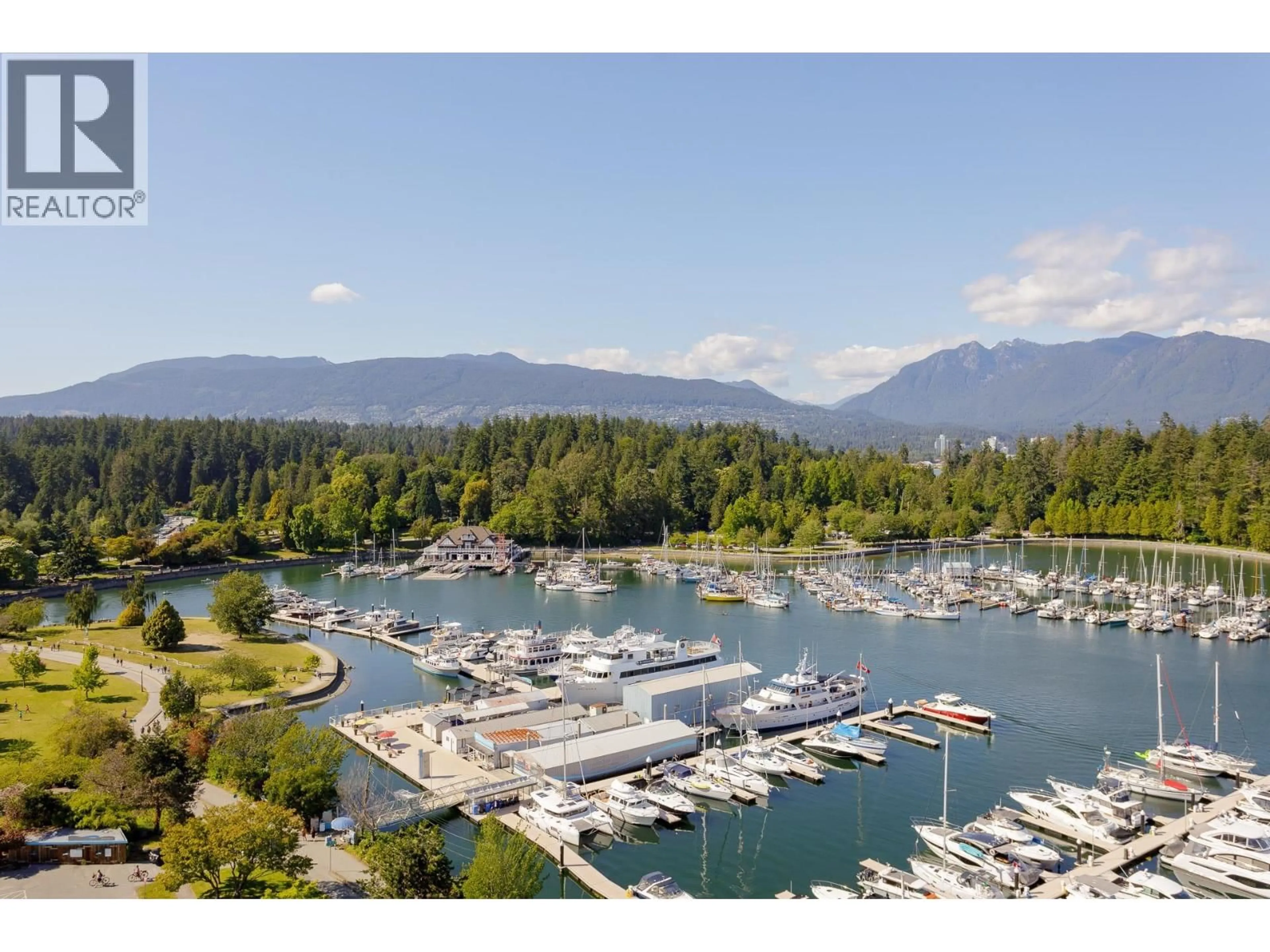 A pic from outside/outdoor area/front of a property/back of a property/a pic from drone, water/lake/river/ocean view for PH2 - 1777 BAYSHORE DRIVE, Vancouver British Columbia V6G3H2
