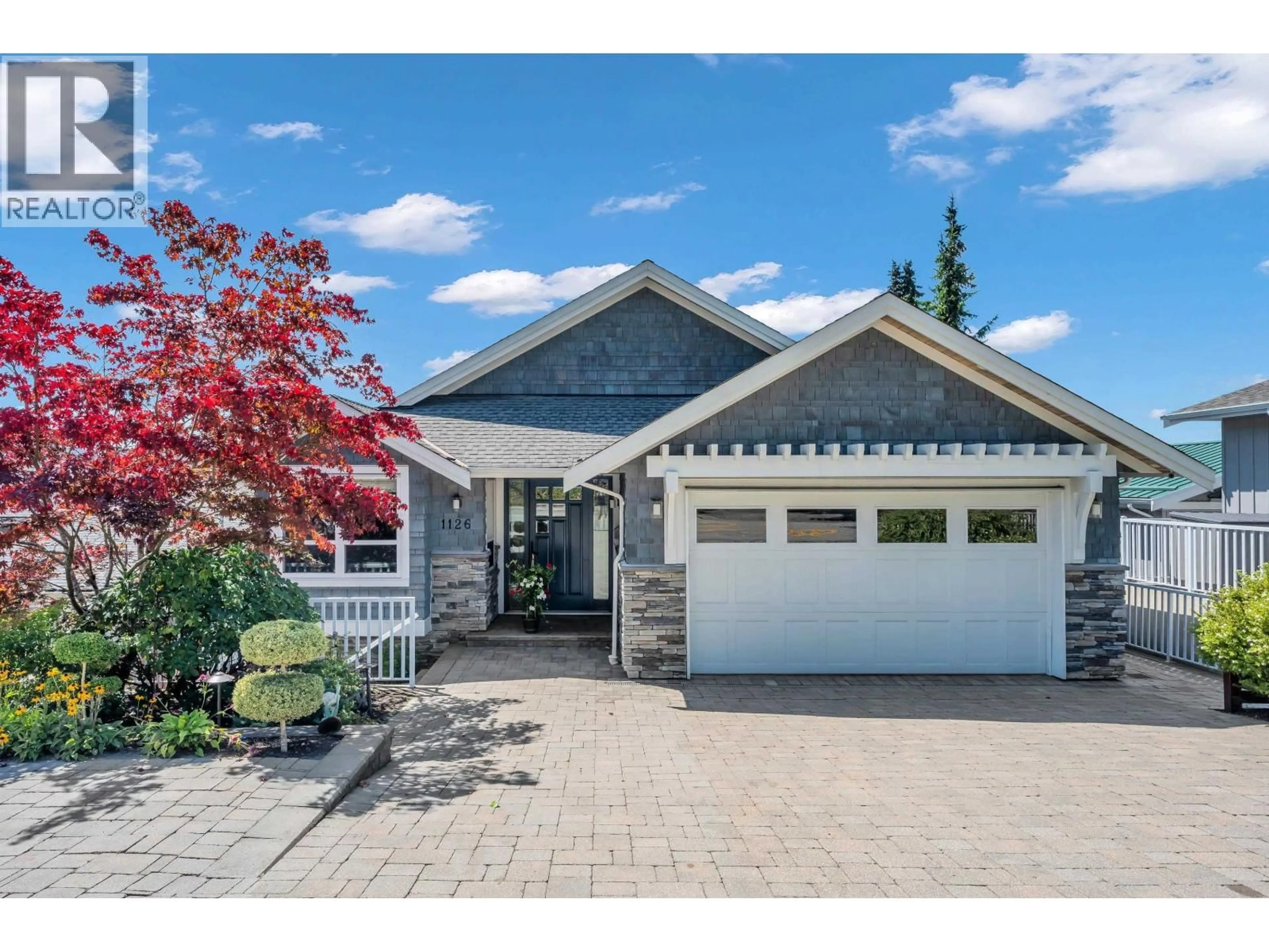 Home with vinyl exterior material, street for 1126 IOCO ROAD, Port Moody British Columbia V3H2X1