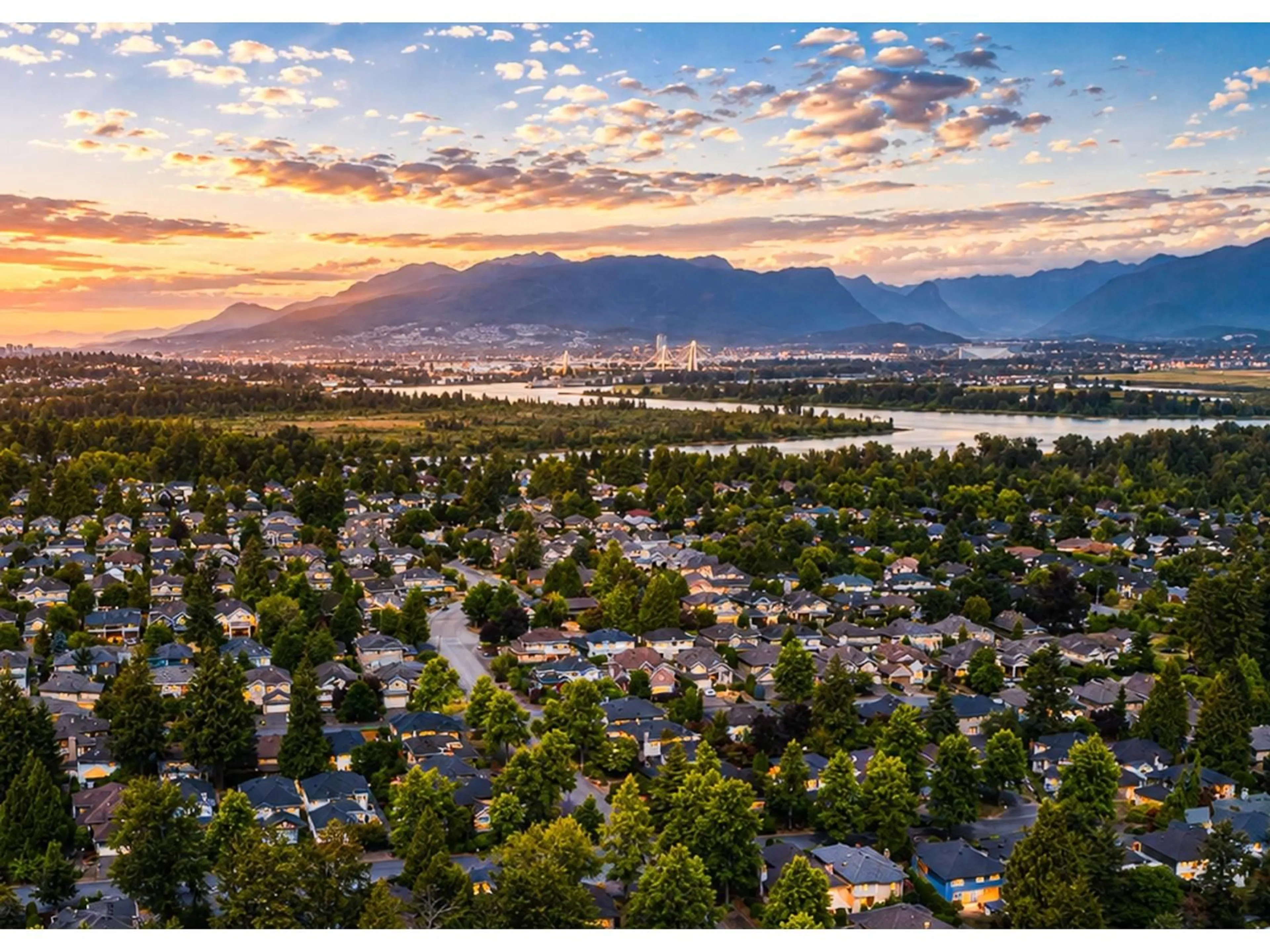 A pic from outside/outdoor area/front of a property/back of a property/a pic from drone, mountain view for 16042 108A AVENUE, Surrey British Columbia V4N1P1