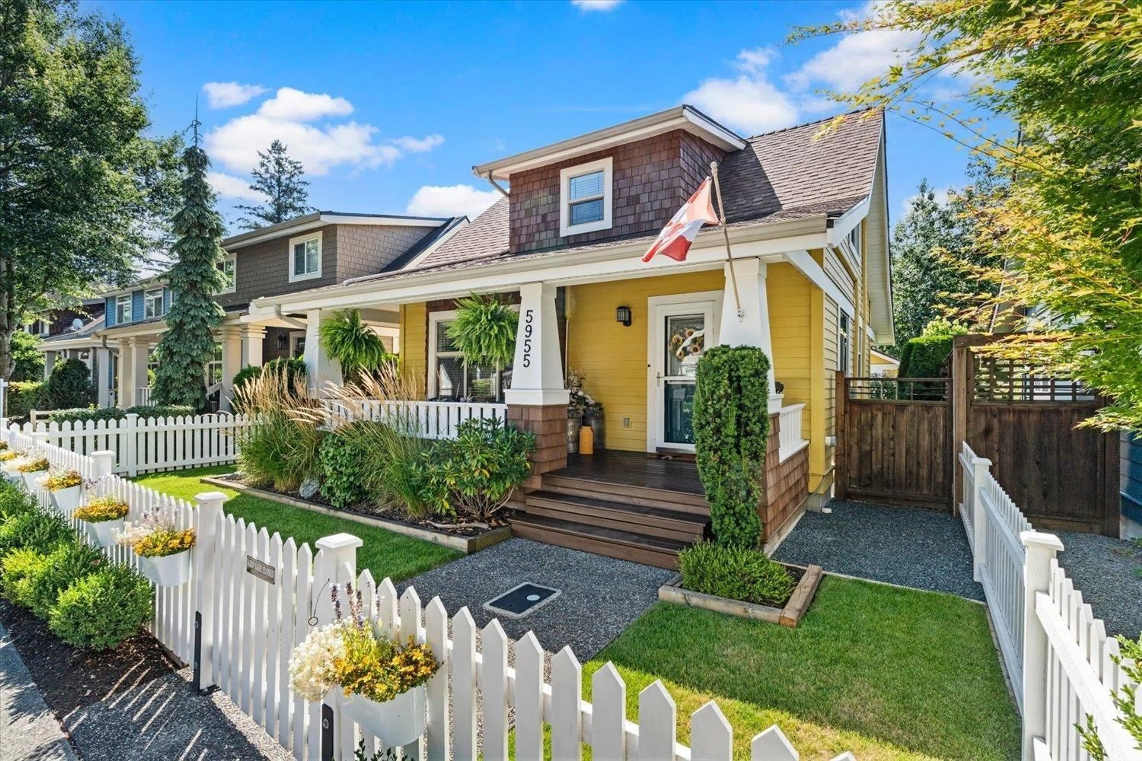 Home with vinyl exterior material, street for 5955 SAPPERS WAY, Chilliwack British Columbia V2R0H1