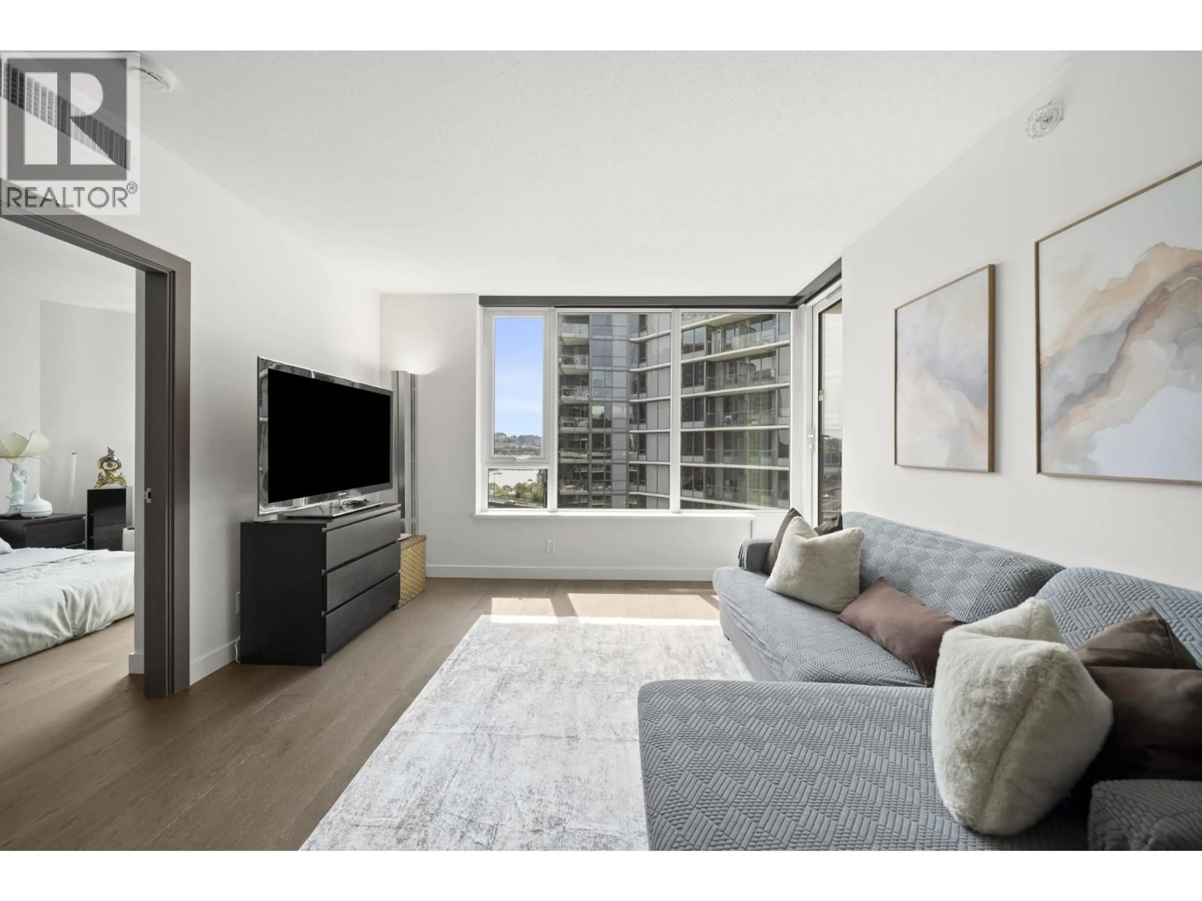 Living room with furniture, unknown for 1251 - 38 SMITHE STREET, Vancouver British Columbia V6B0P3
