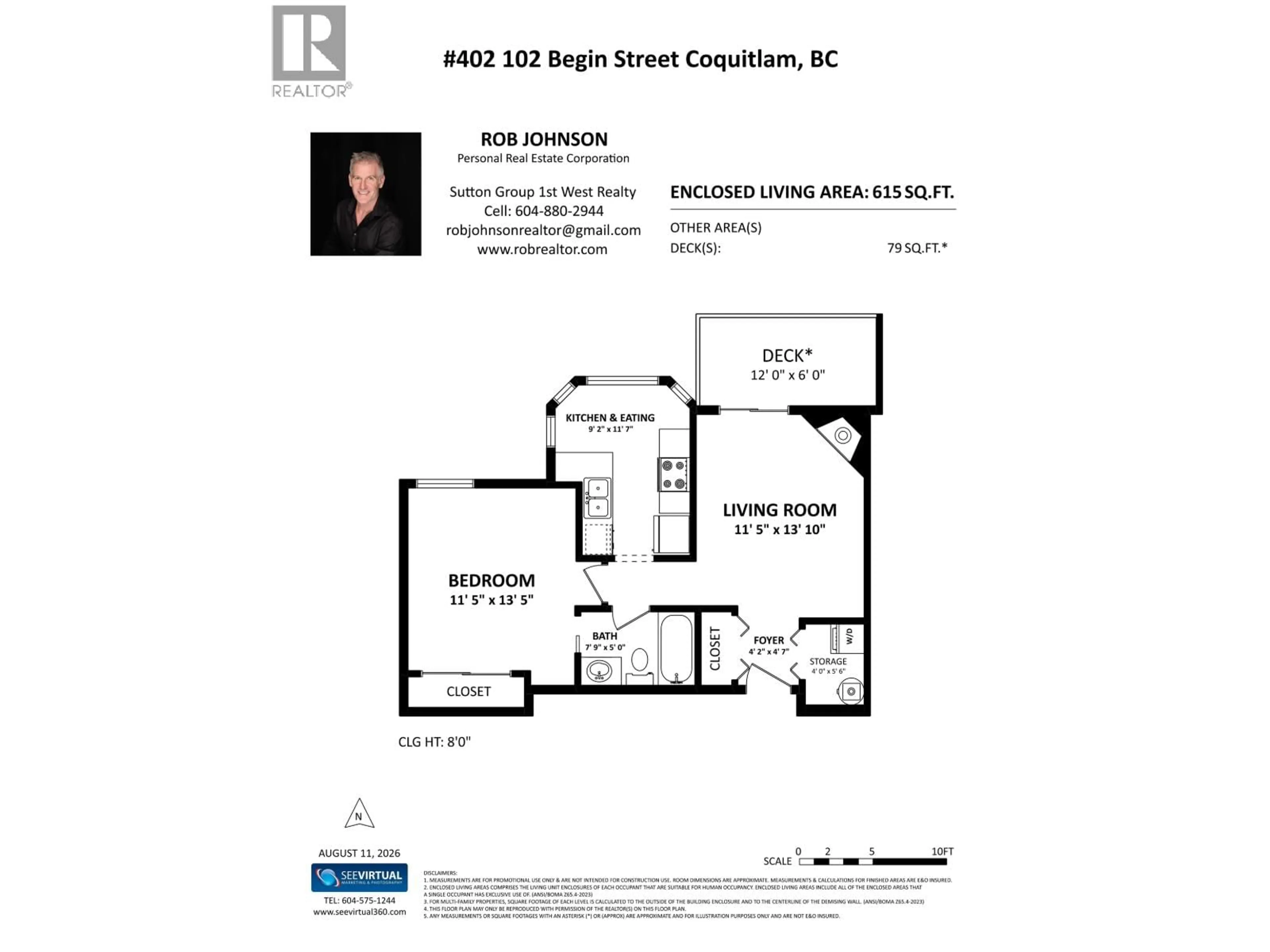 Floor plan for 402 - 102 BEGIN STREET, Coquitlam British Columbia W3K4V2