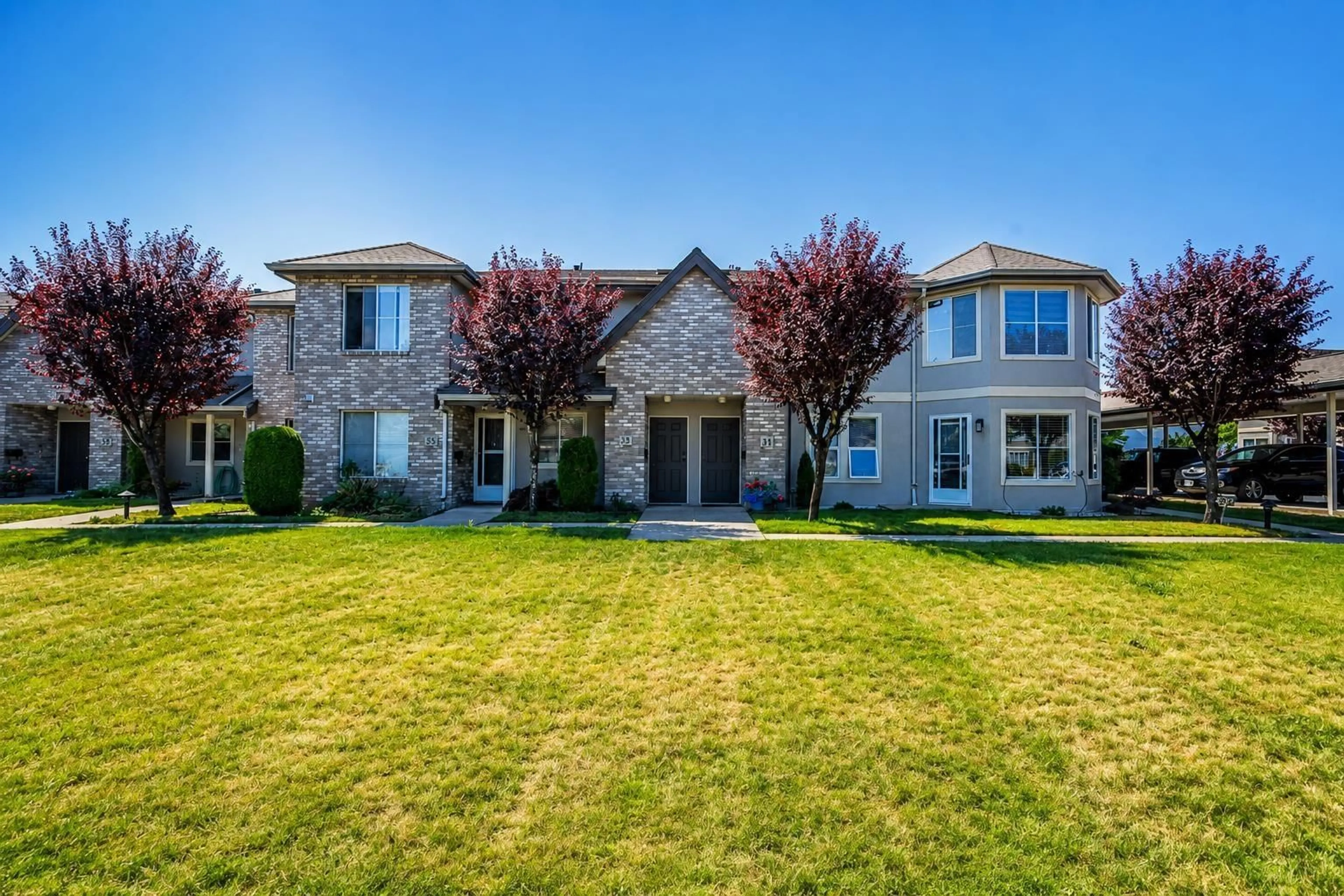 Home with brick exterior material, street for 36 - 8533 BROADWAY STREET, Chilliwack British Columbia V2P5V4
